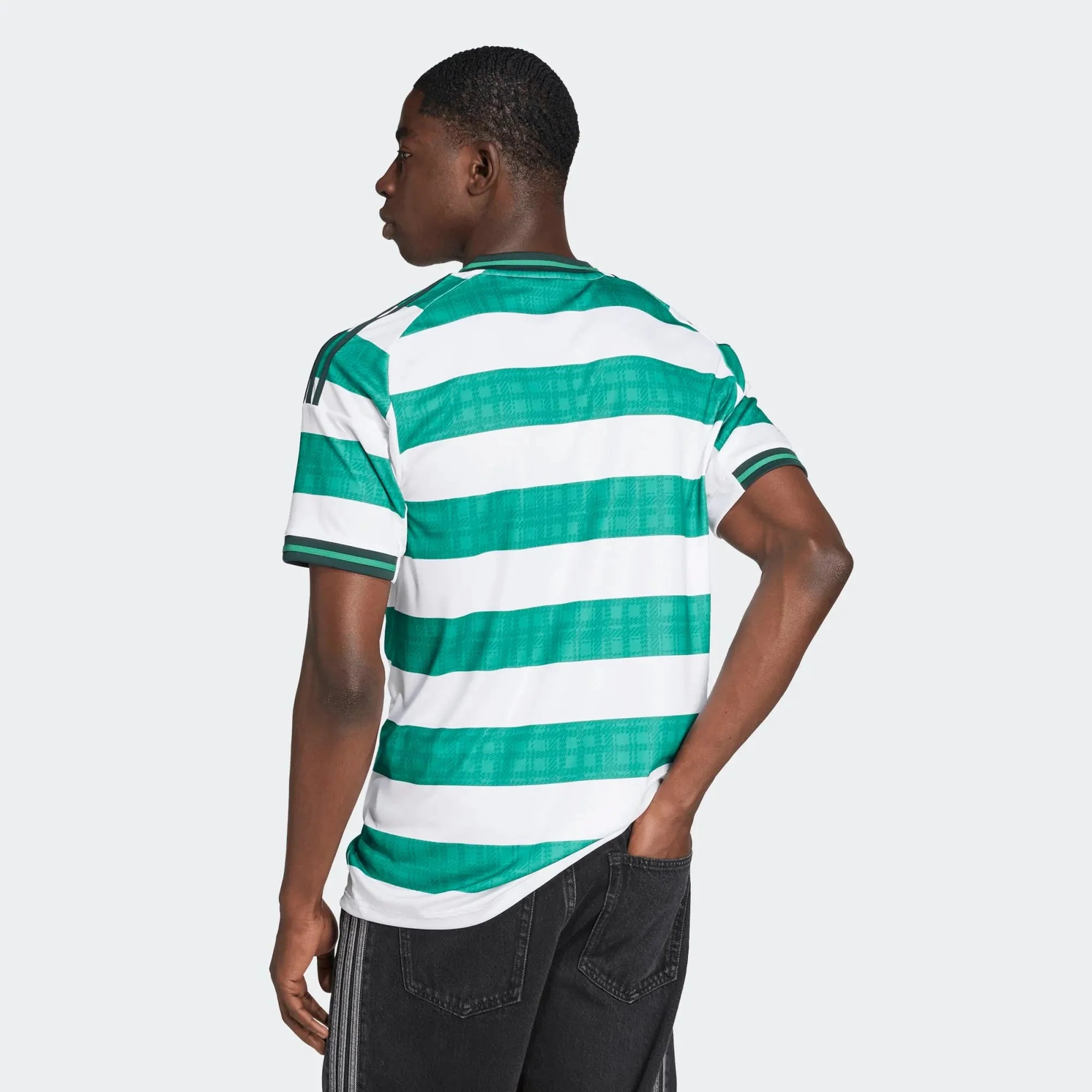 adidas 2025-26 Celtic Men's Stadium Home Soccer Jersey 4