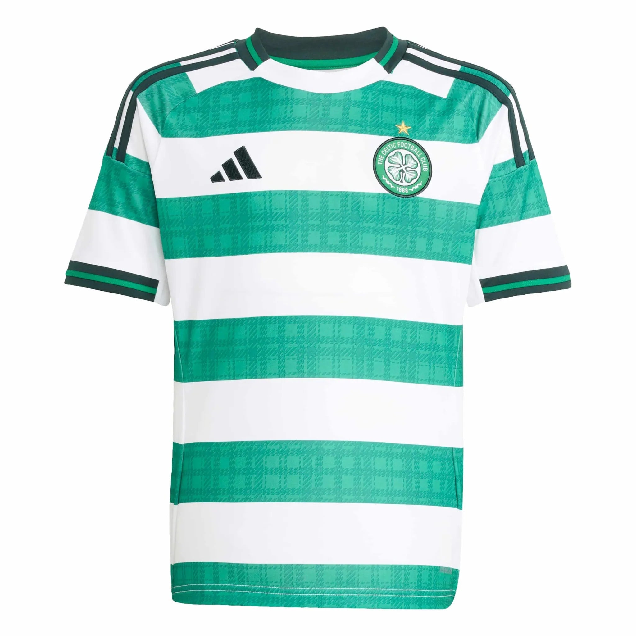 adidas 2025-26 Celtic Youth Stadium Home Soccer Jersey 1