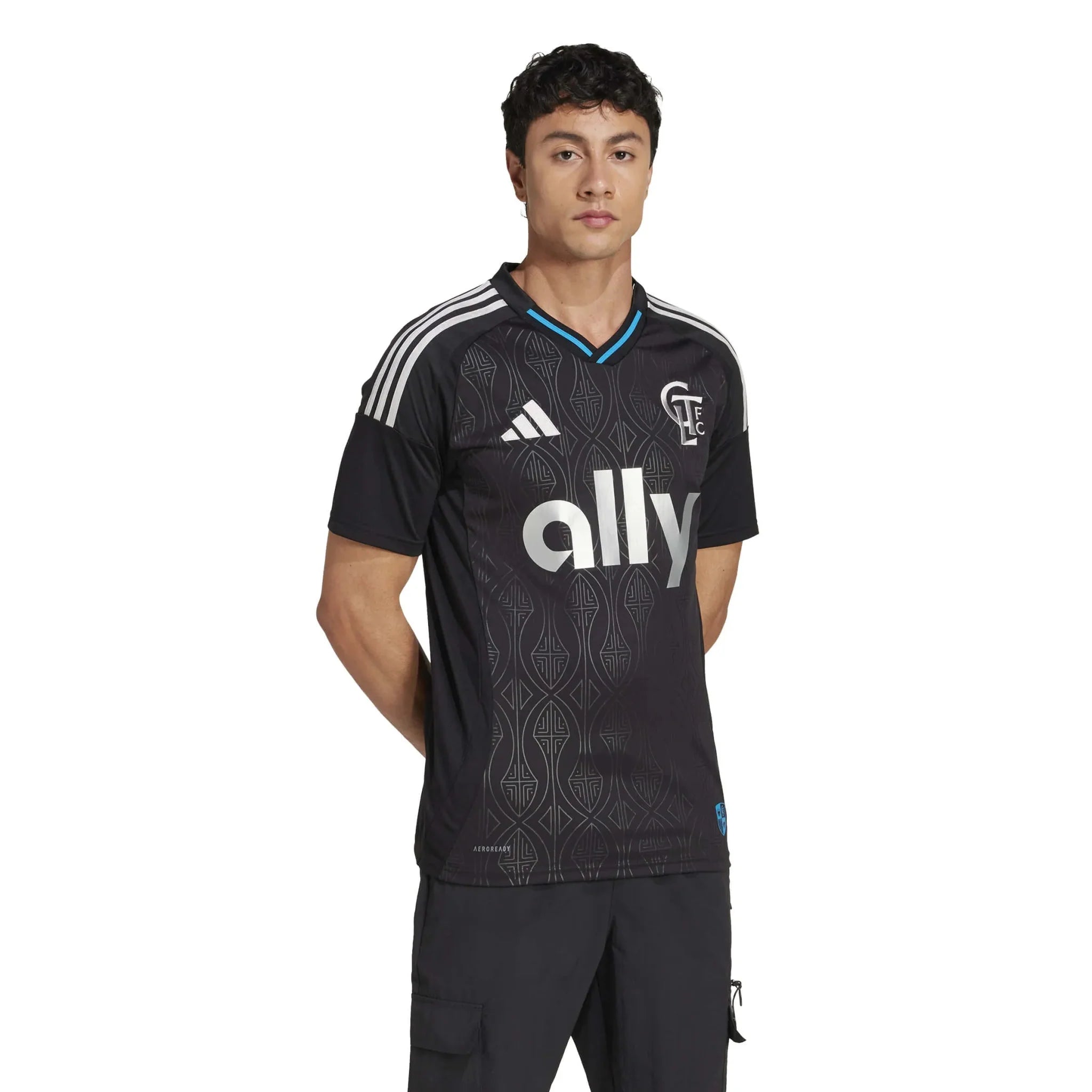 adidas 2025-26 Charlotte FC Men's Stadium Away Soccer Jersey 4