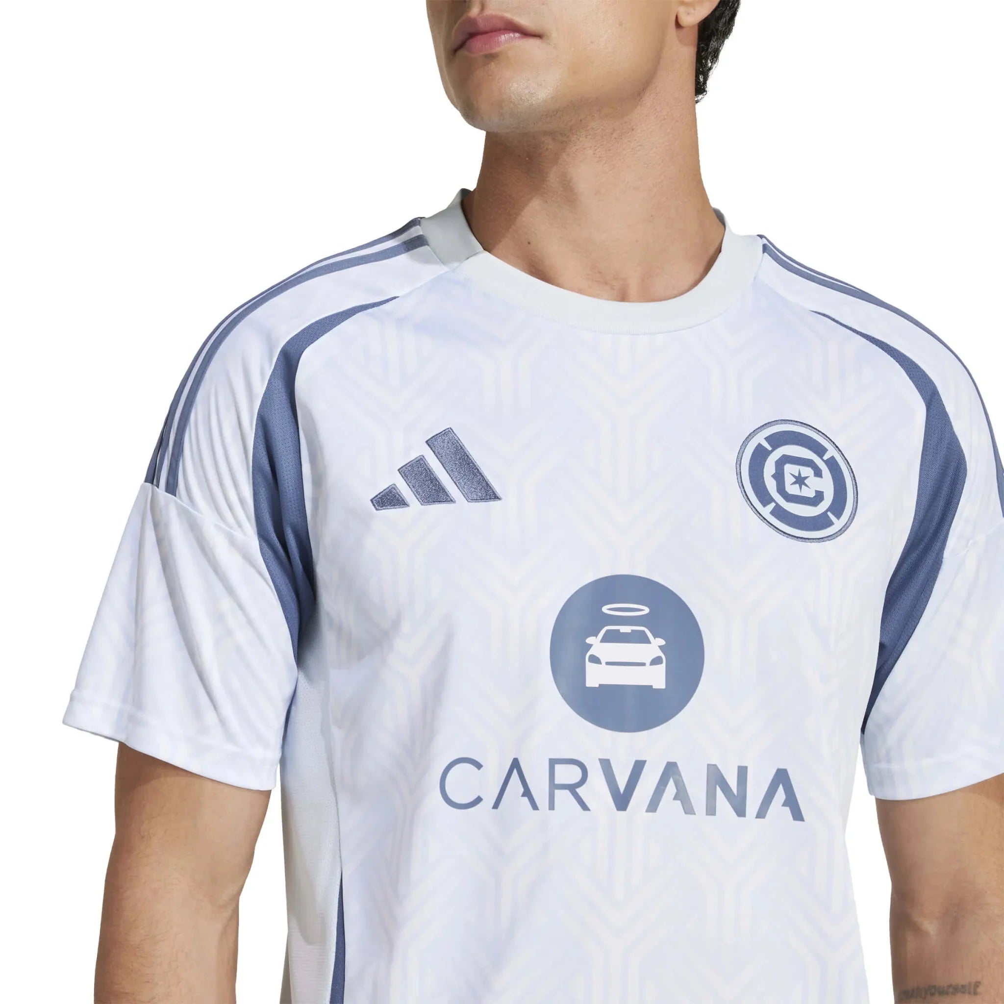 adidas 2025-26 Chicago Fire Men's Stadium Away Soccer Jersey 6