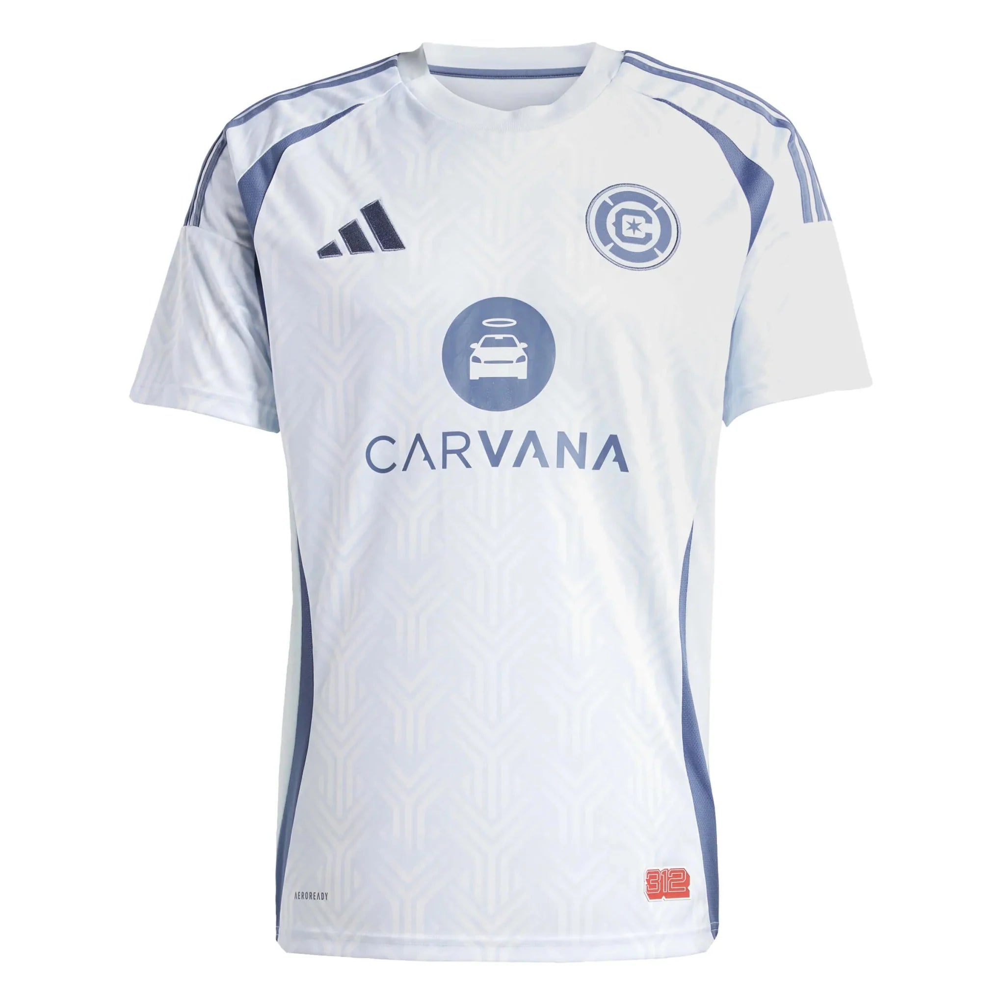 adidas 2025-26 Chicago Fire Men's Stadium Away Soccer Jersey 1
