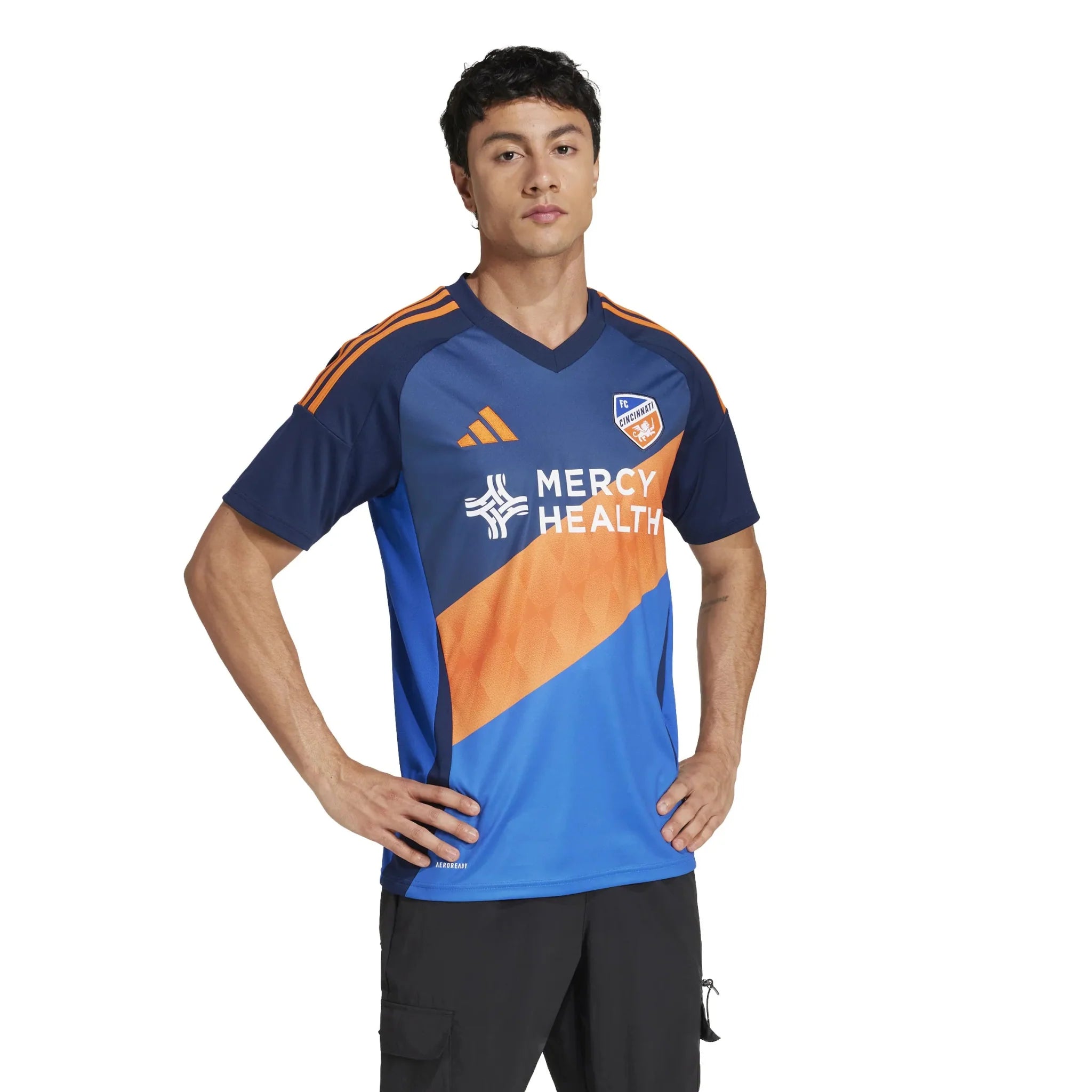 adidas 2025-26 Cincinnati Men's Stadium Home Soccer Jersey 4