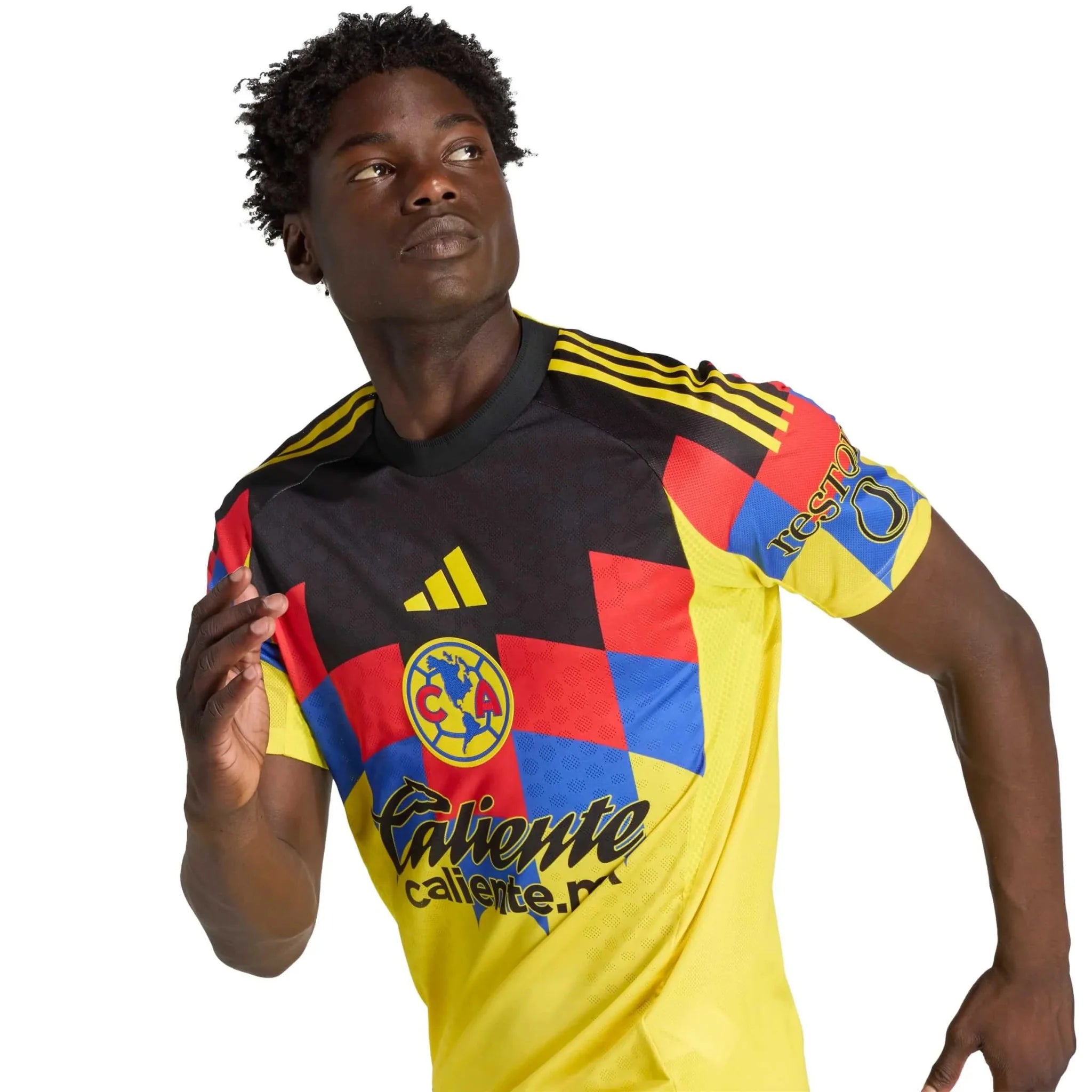 adidas 2025-26 Club America Men's Authentic Home Soccer Jersey 5