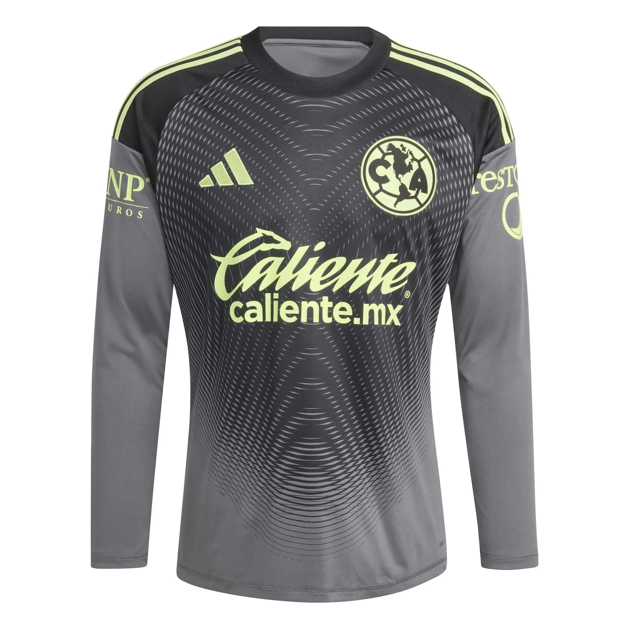 adidas 2025-26 Club America Men's Goalkeeper Long-Sleeve Soccer Jersey 1