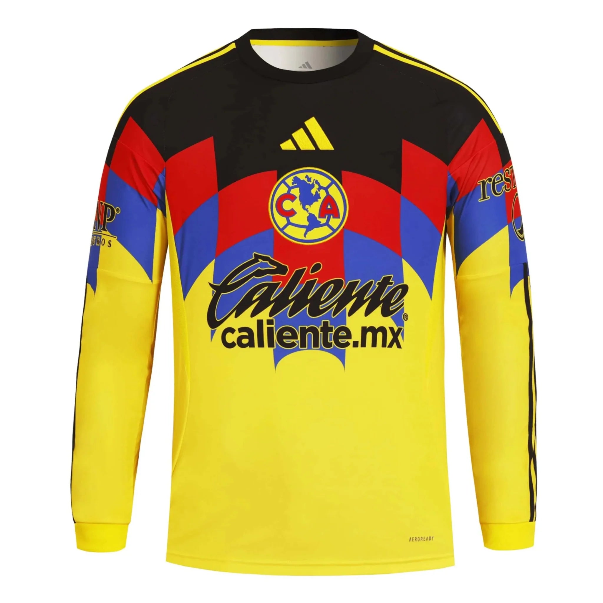 adidas 2025-26 Club America Men's Stadium Home Long-Sleeve Soccer Jersey 1