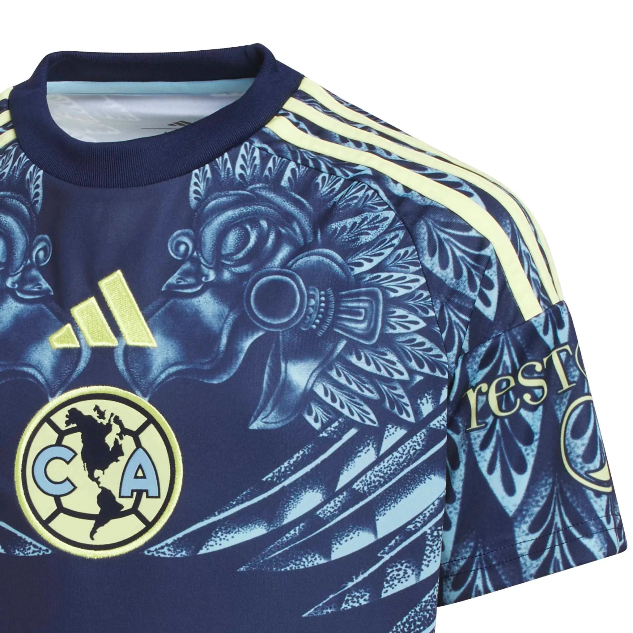 adidas 2025-26 Club America Youth Stadium Away Soccer Jersey 3