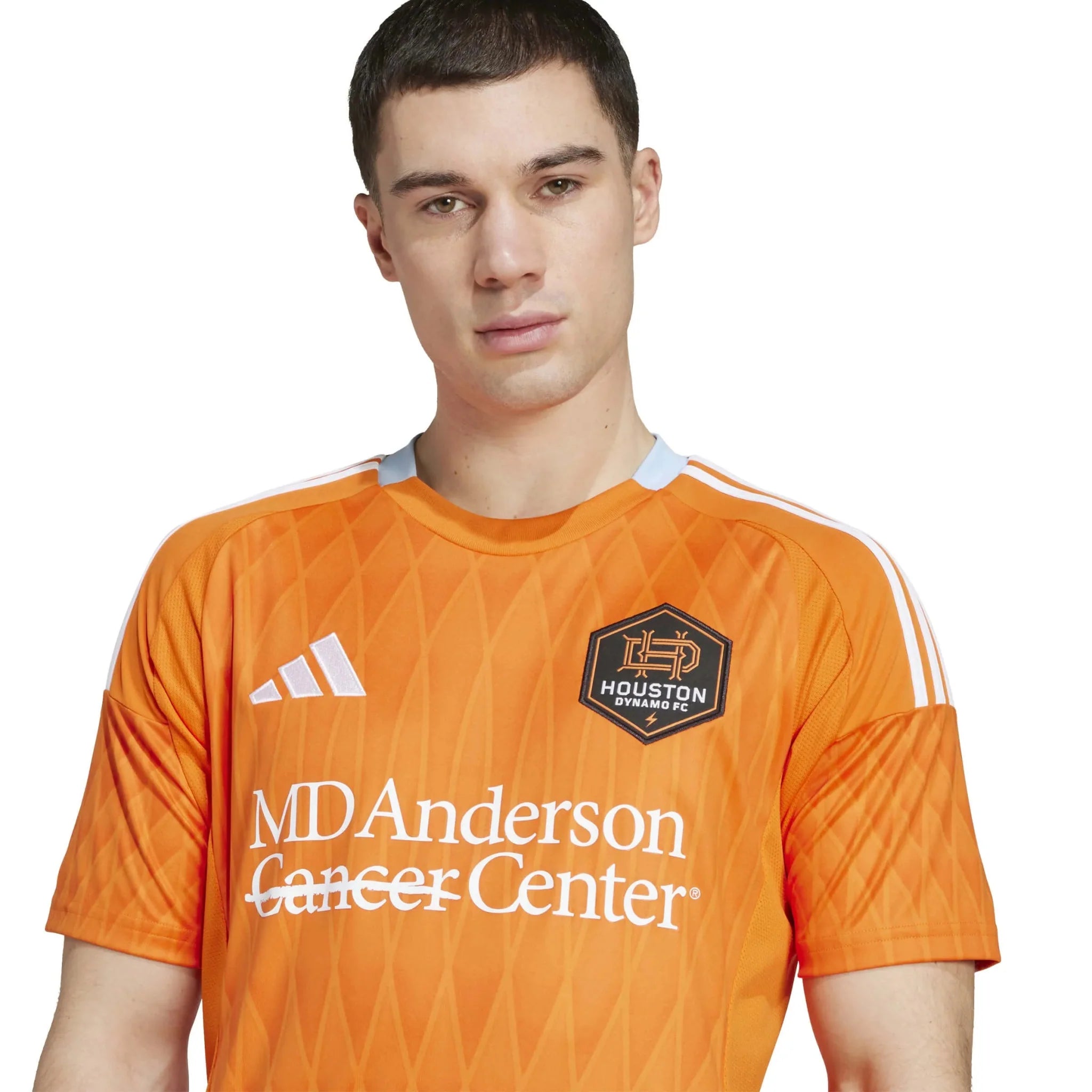 adidas 2025-26 Houston Dynamo Men's Stadium Home Soccer Jersey 6