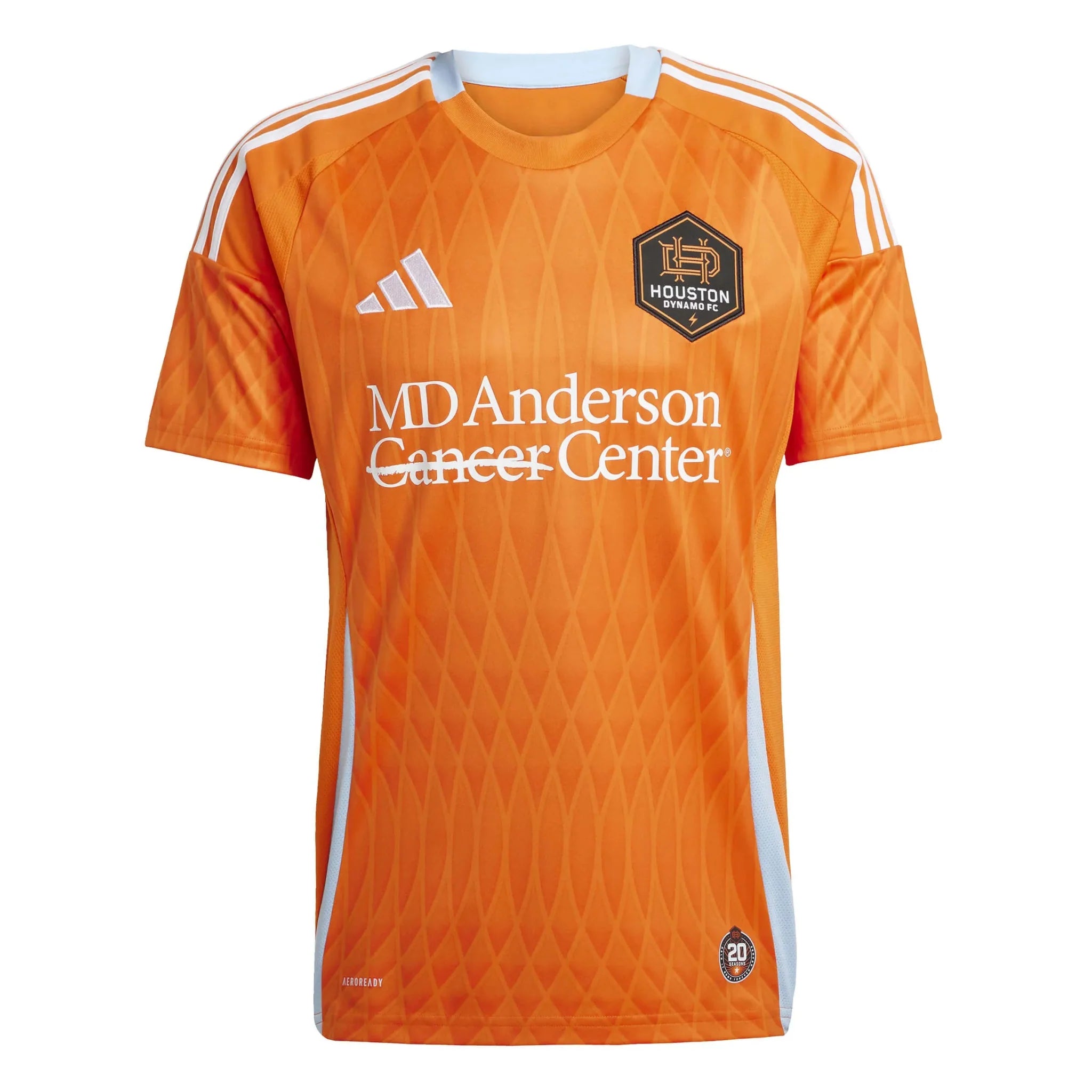 adidas 2025-26 Houston Dynamo Men's Stadium Home Soccer Jersey 1