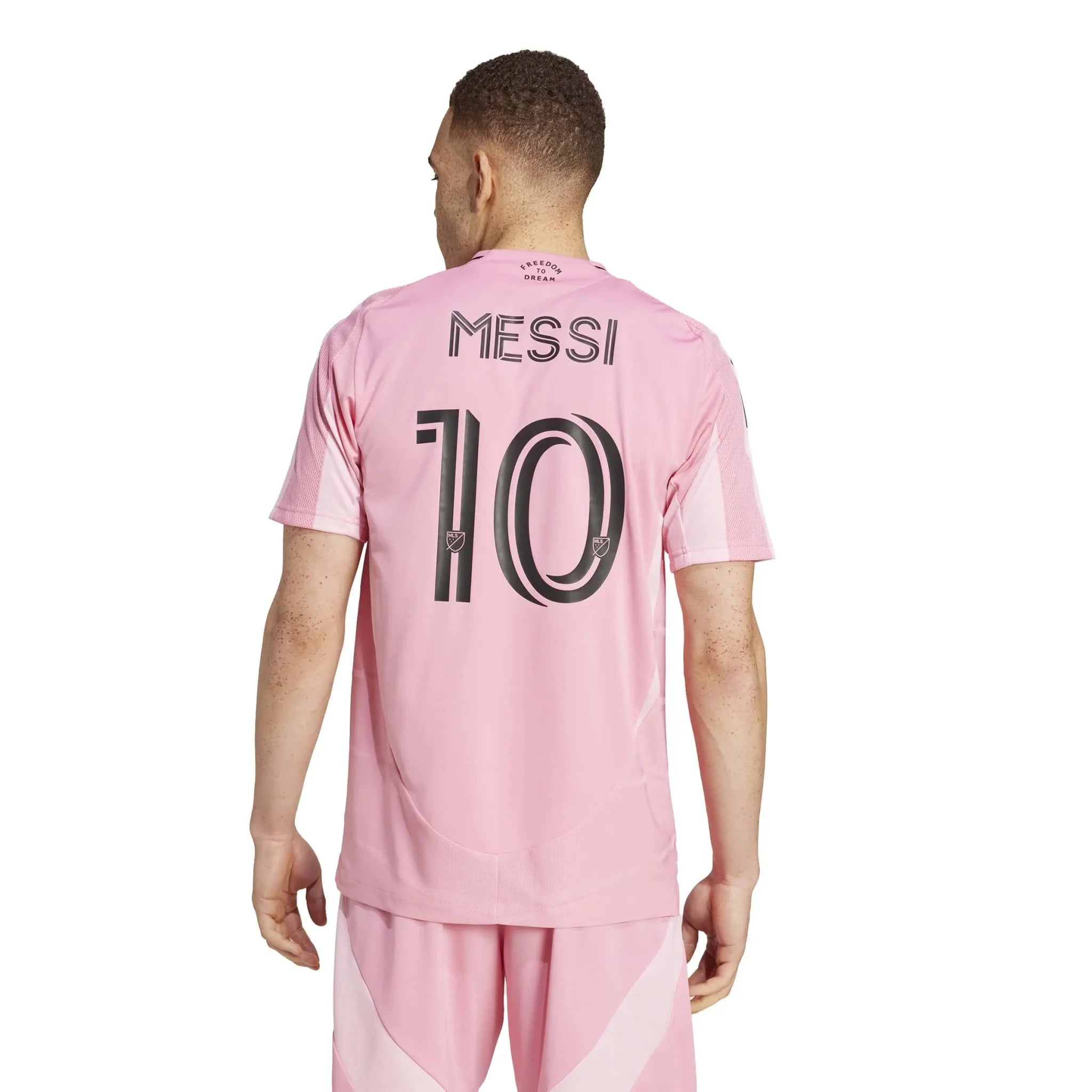 adidas 2025-26 Inter Miami Men's Messi #10 Authentic Home Soccer Jersey 3