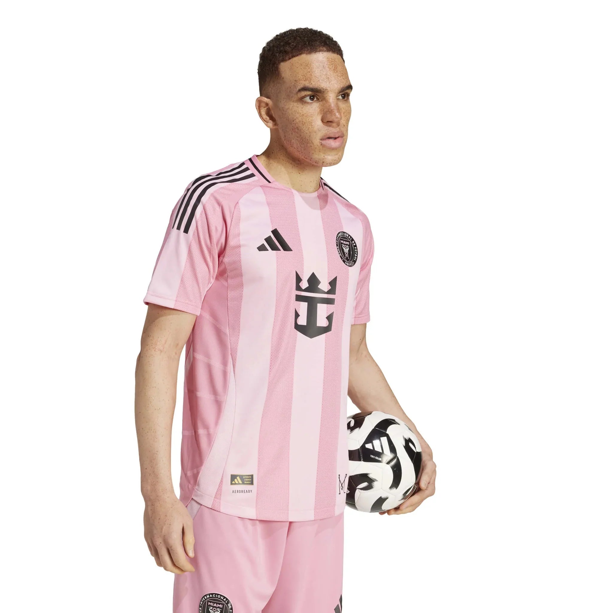adidas 2025-26 Inter Miami Men's Messi #10 Authentic Home Soccer Jersey 4