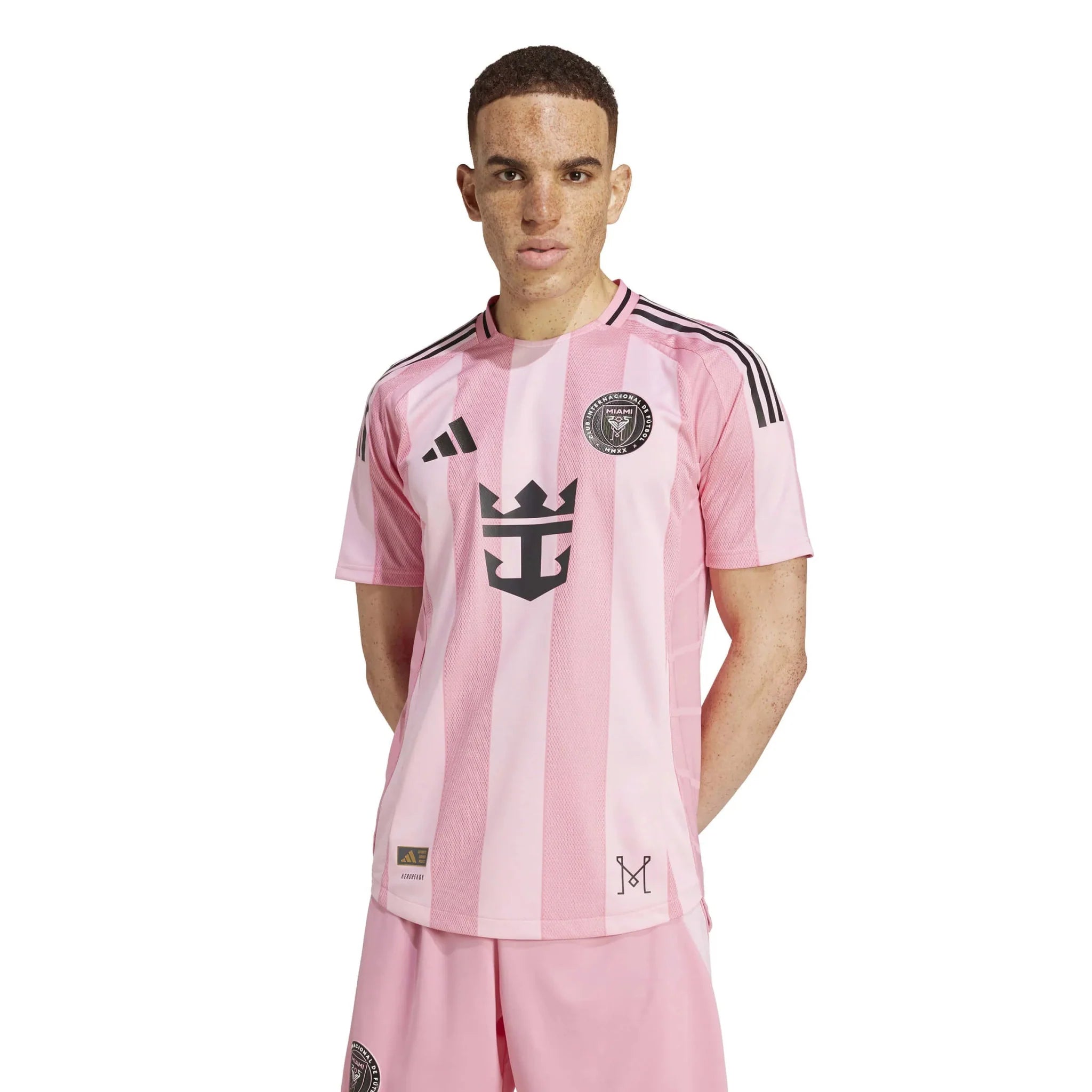 adidas 2025-26 Inter Miami Men's Messi #10 Authentic Home Soccer Jersey 5