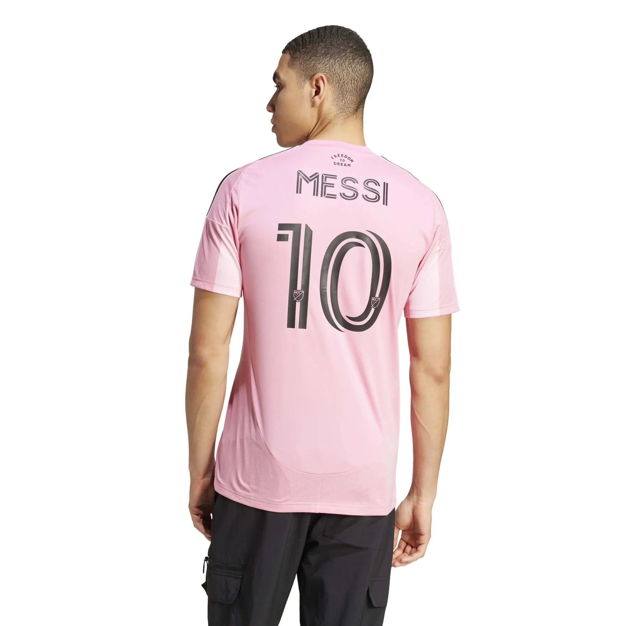 adidas 2025-26 Inter Miami Men's Messi #10 Stadium Home Soccer Jersey 3