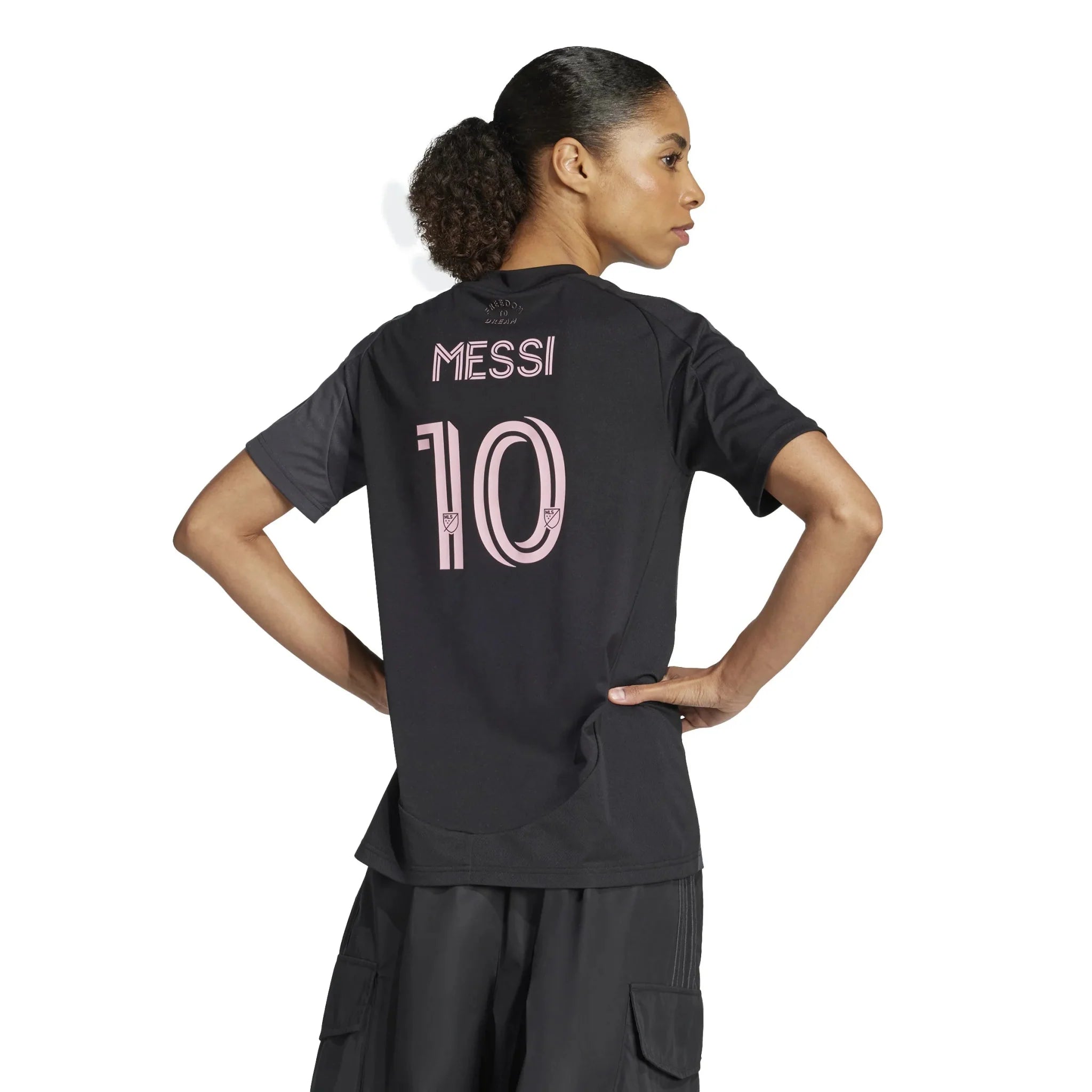 adidas 2025-26 Inter Miami Women's Messi #10 Stadium Away Jersey 3