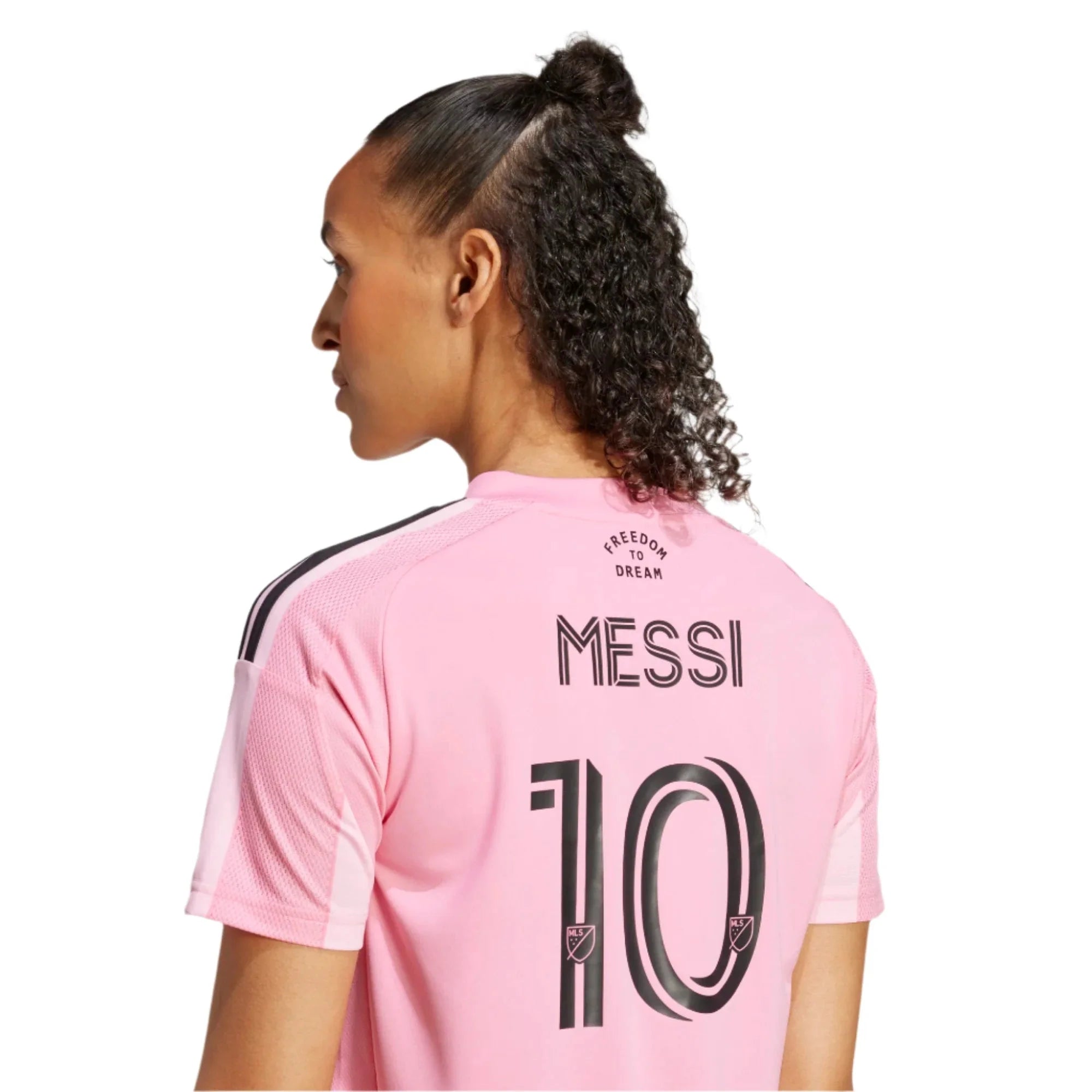 adidas 2025-26 Inter Miami Women's Messi #10 Stadium Home Jersey 6