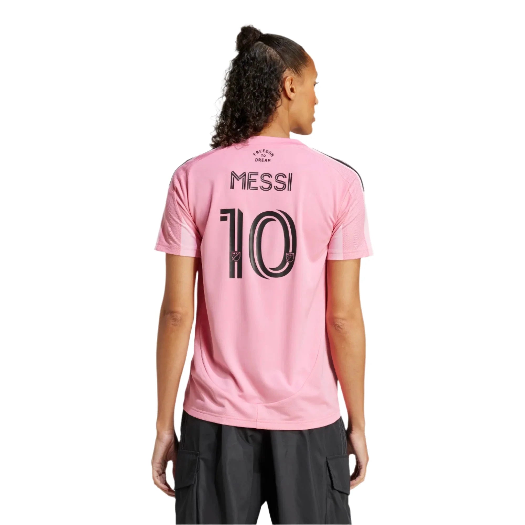 adidas 2025-26 Inter Miami Women's Messi #10 Stadium Home Jersey 3