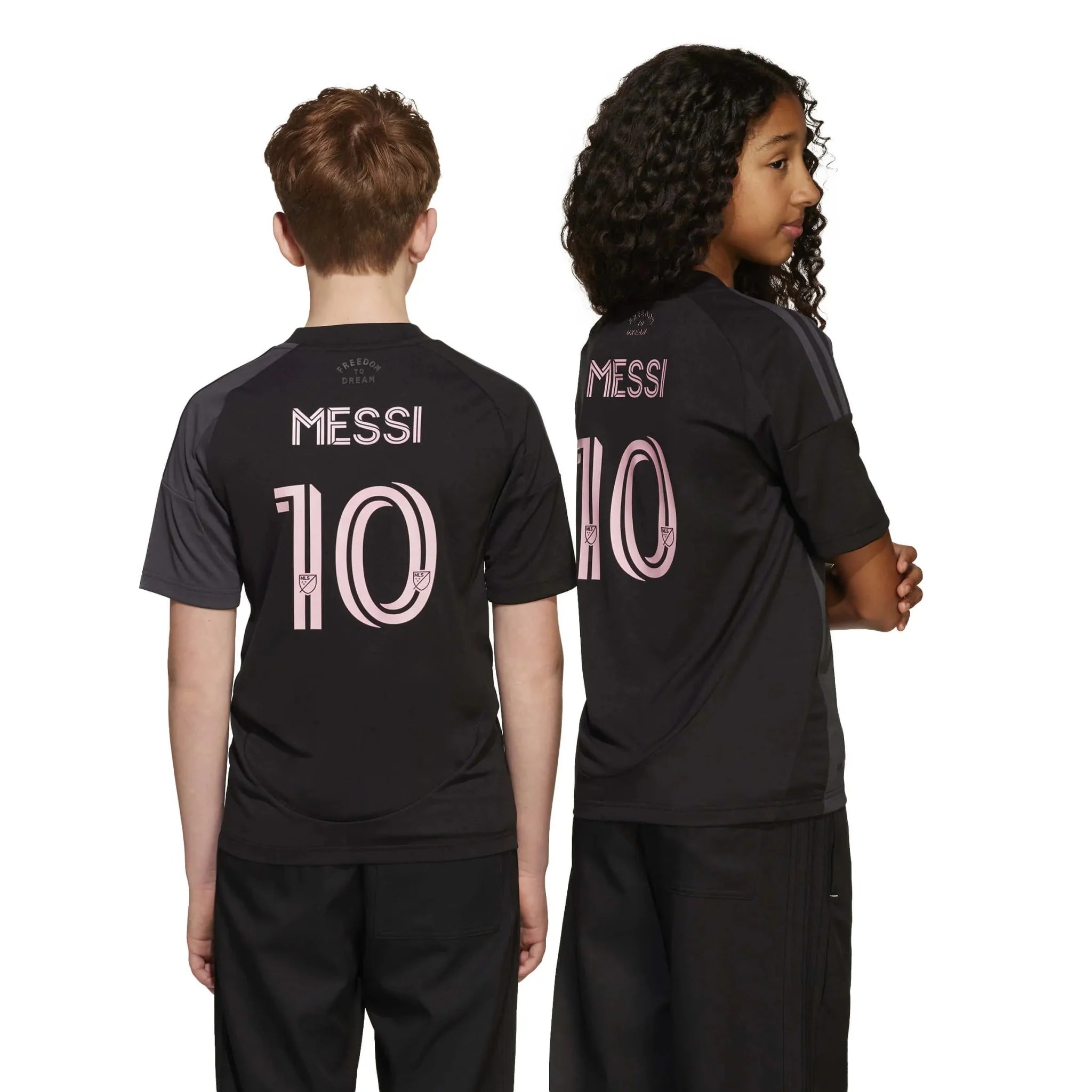 adidas 2025-26 Inter Miami Youth Messi #10 Stadium Away Jersey 3