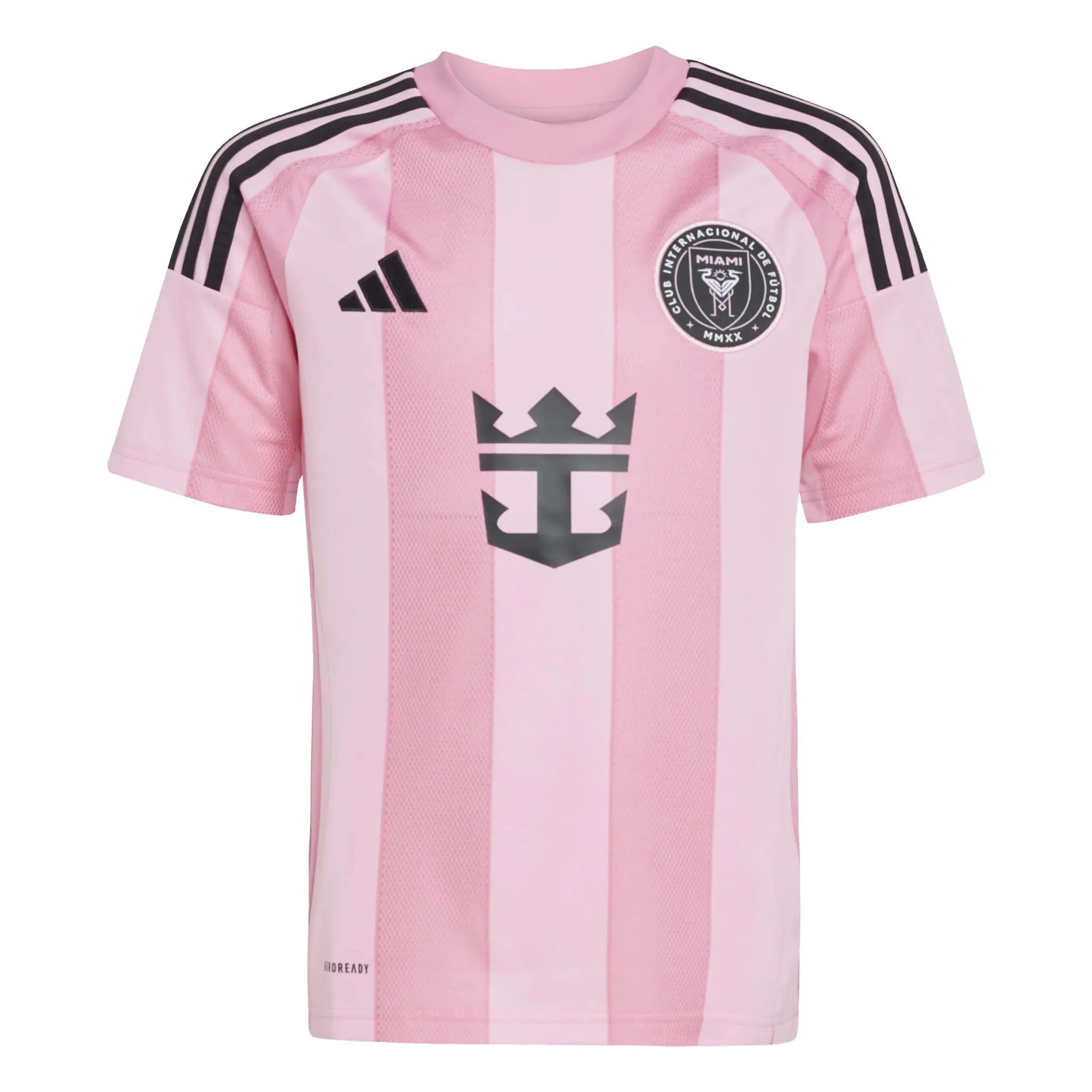 adidas 2025-26 Inter Miami Youth Messi #10 Stadium Home Soccer Jersey 2