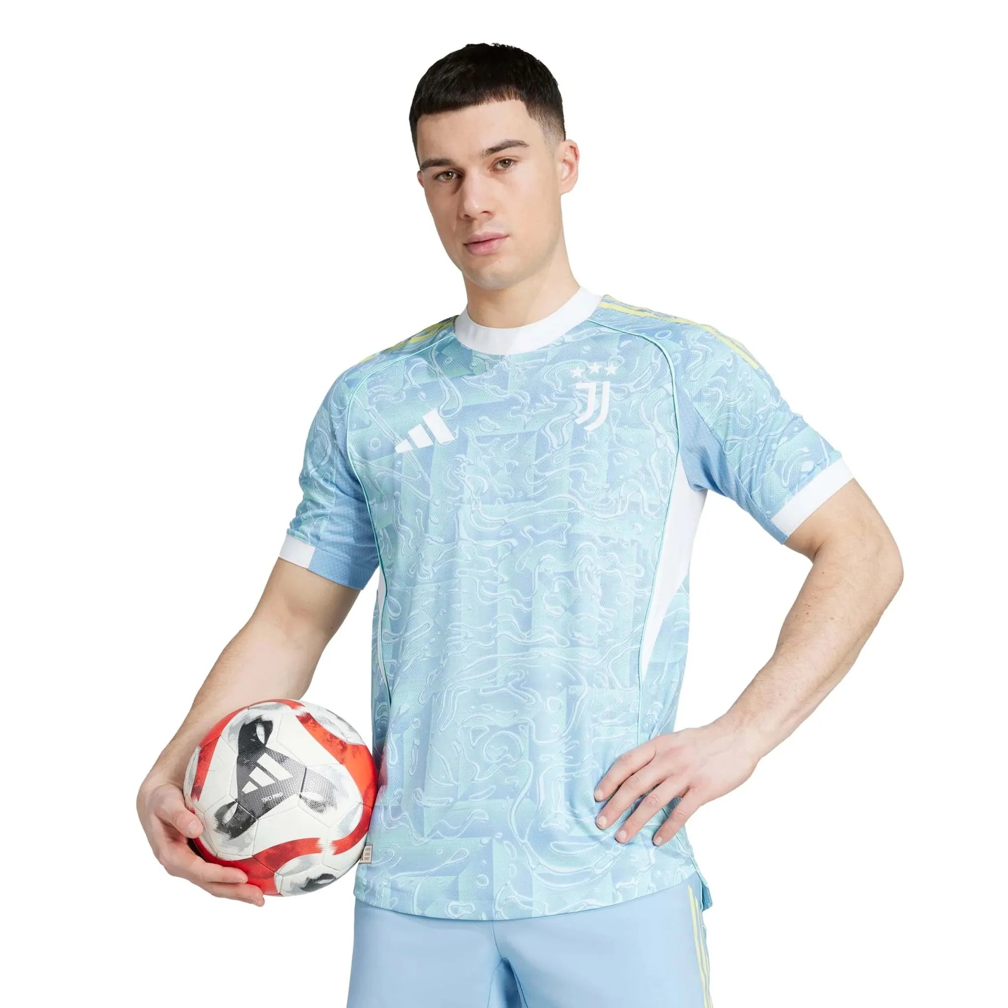 adidas 2025-26 Juventus Men's Authentic Away Soccer Jersey 3
