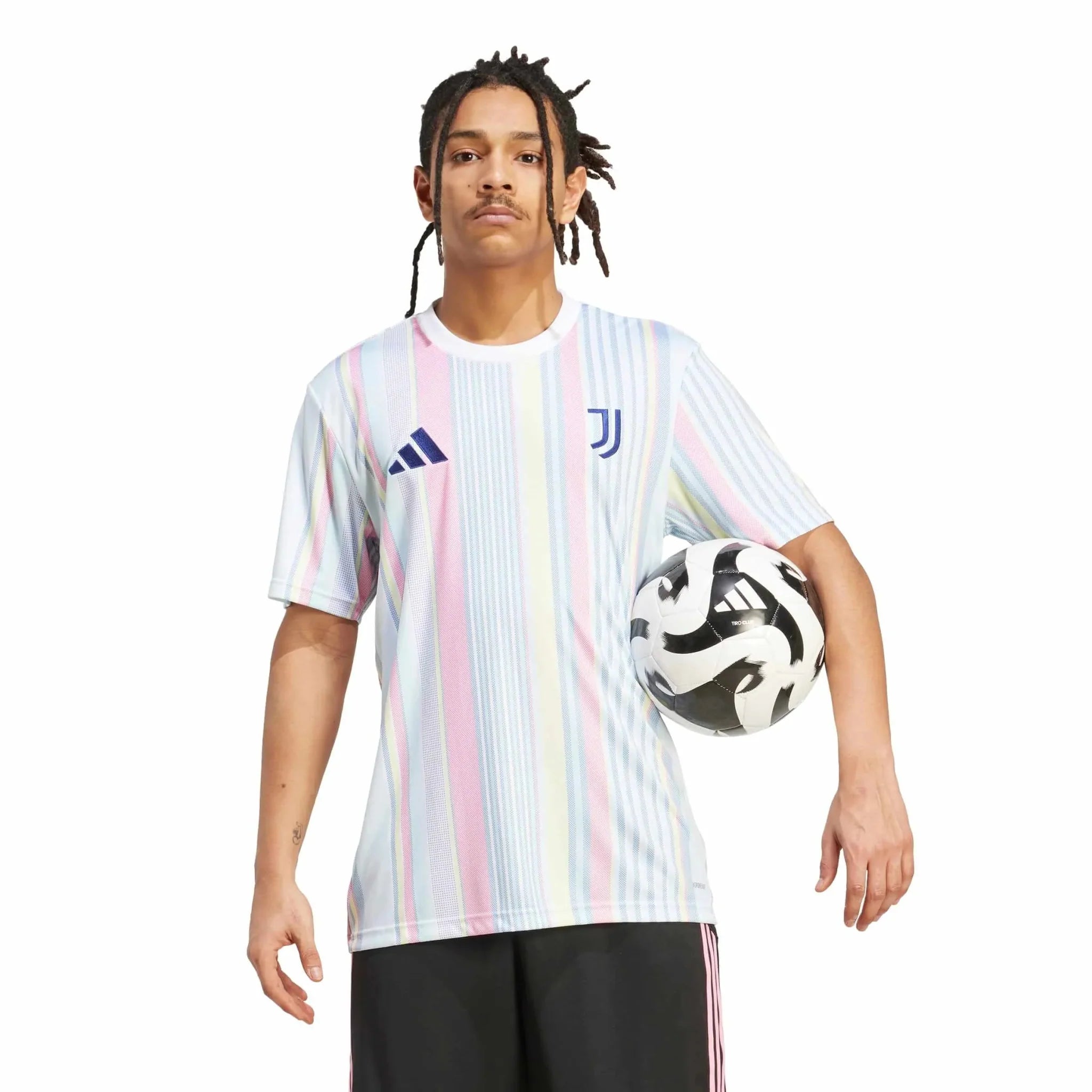 adidas 2025-26 Juventus Men's Pre-Match Soccer Jersey 3