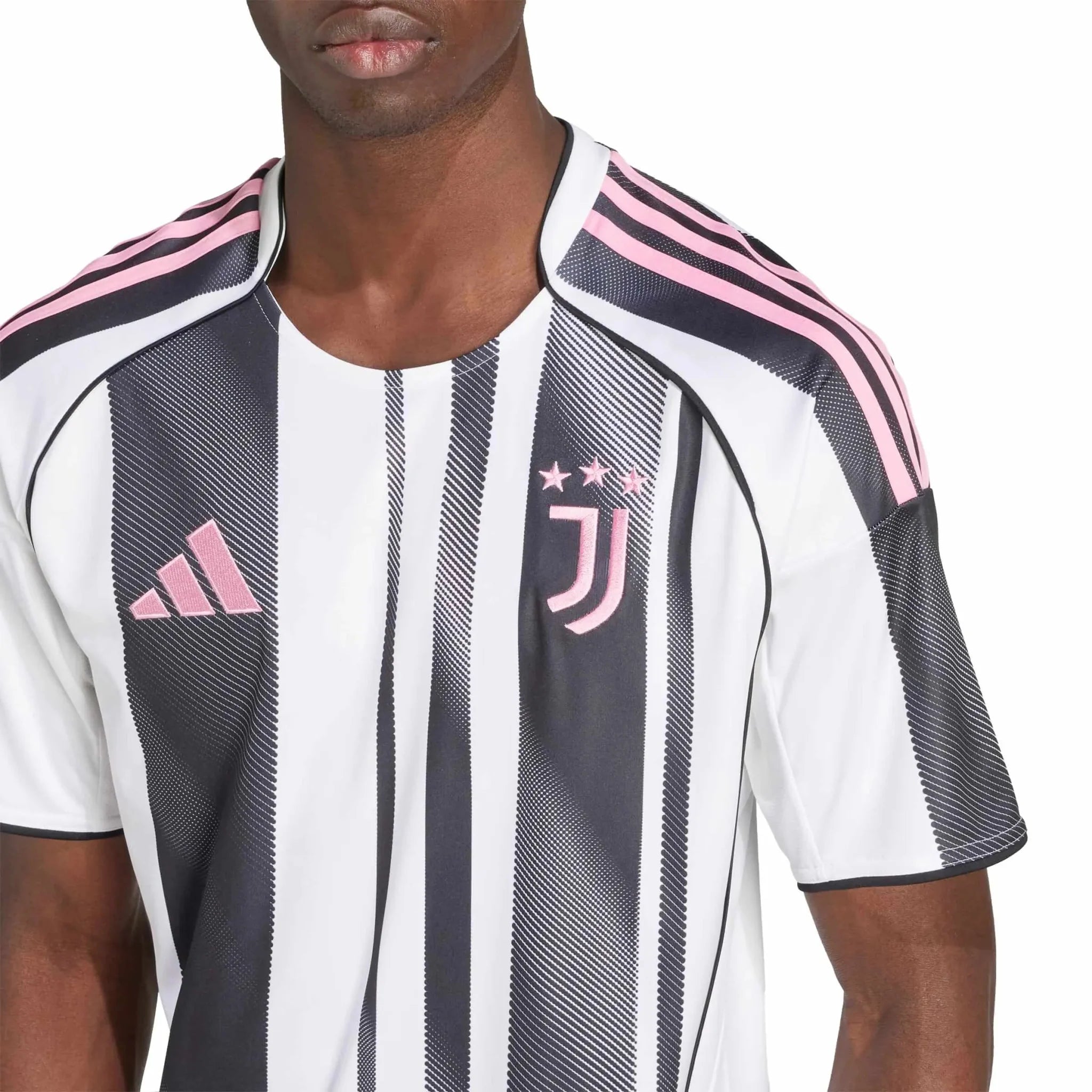 adidas 2025-26 Juventus Men's Stadium Home Soccer Jersey 5