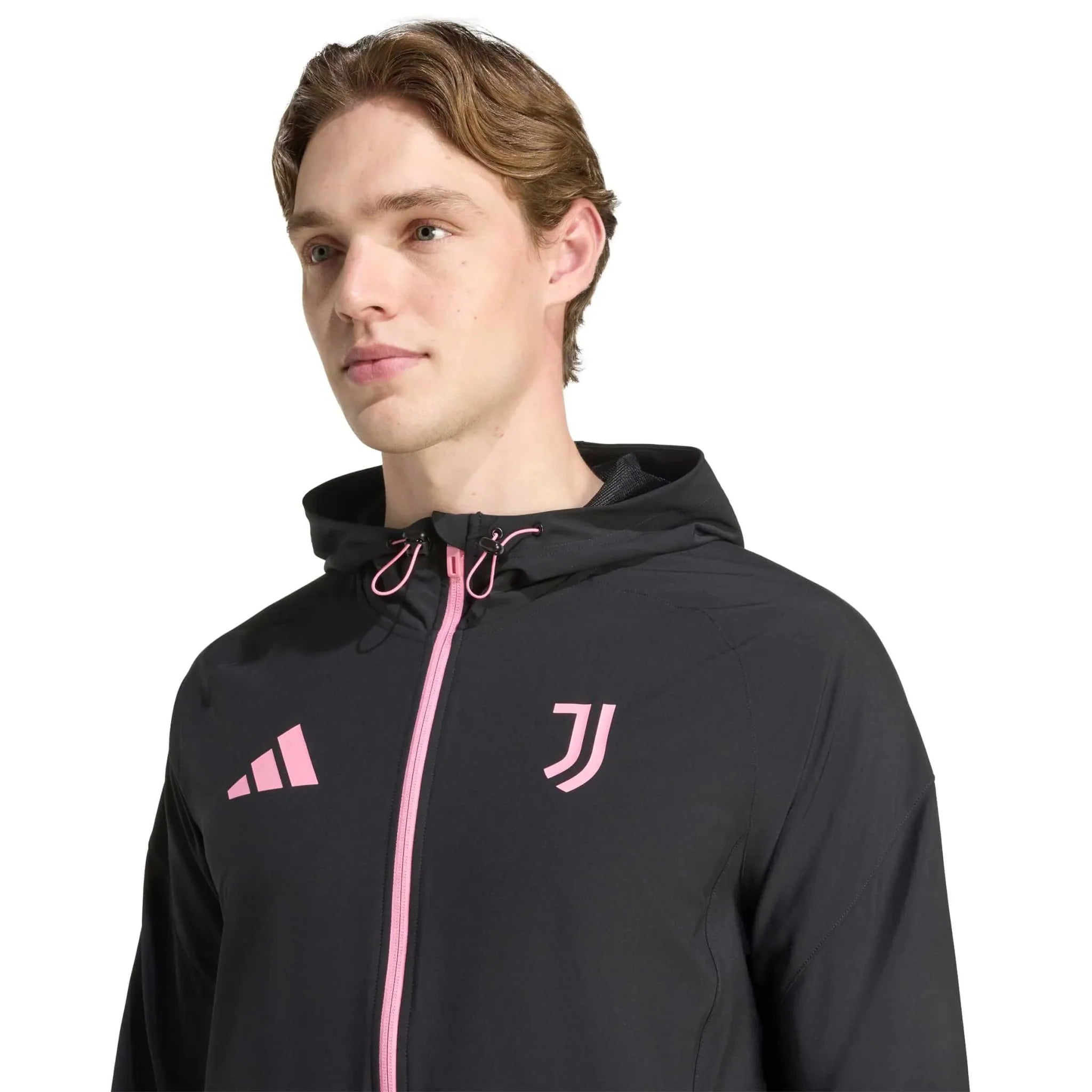 adidas 2025-26 Juventus Men's Tiro 25 Competition Vis Tech Travel Jacket 5