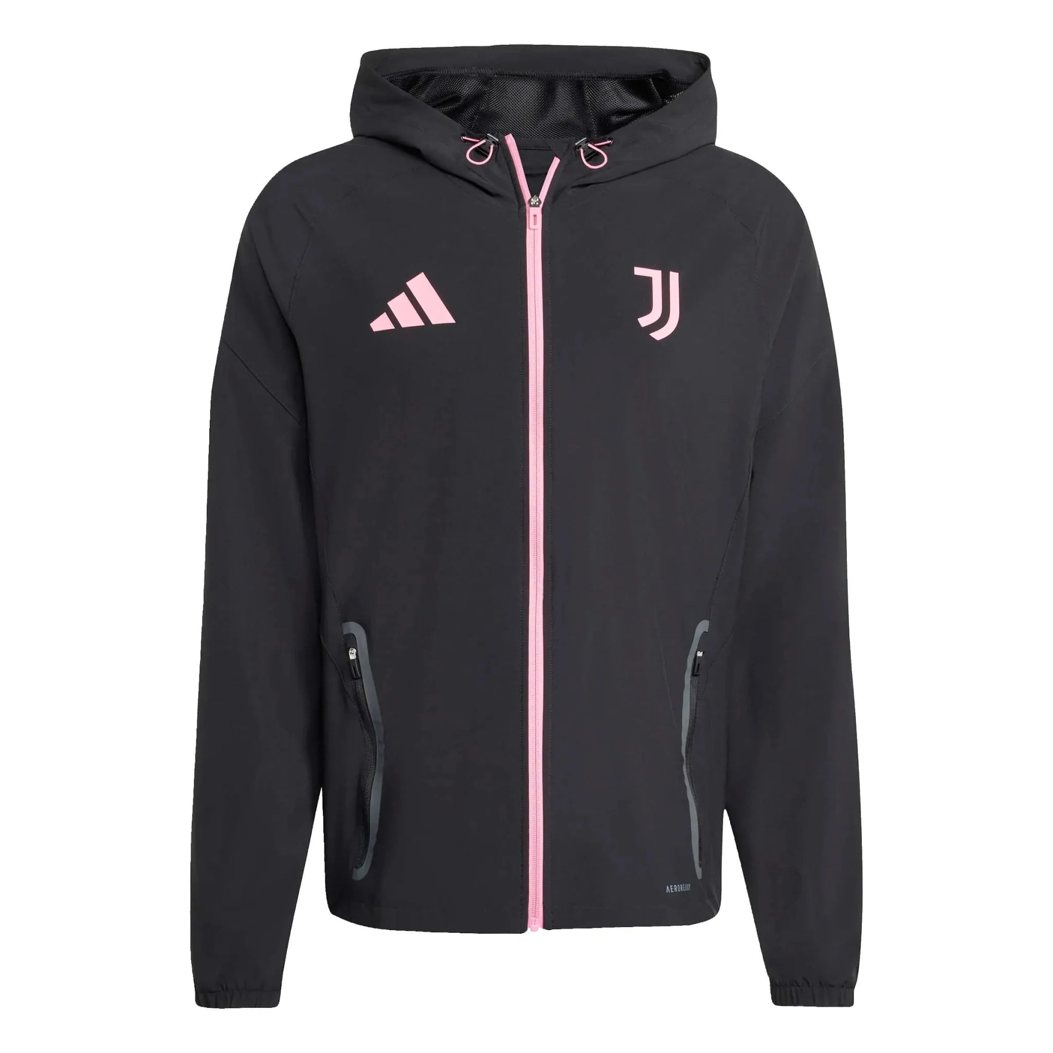 adidas 2025-26 Juventus Men's Tiro 25 Competition Vis Tech Travel Jacket 1
