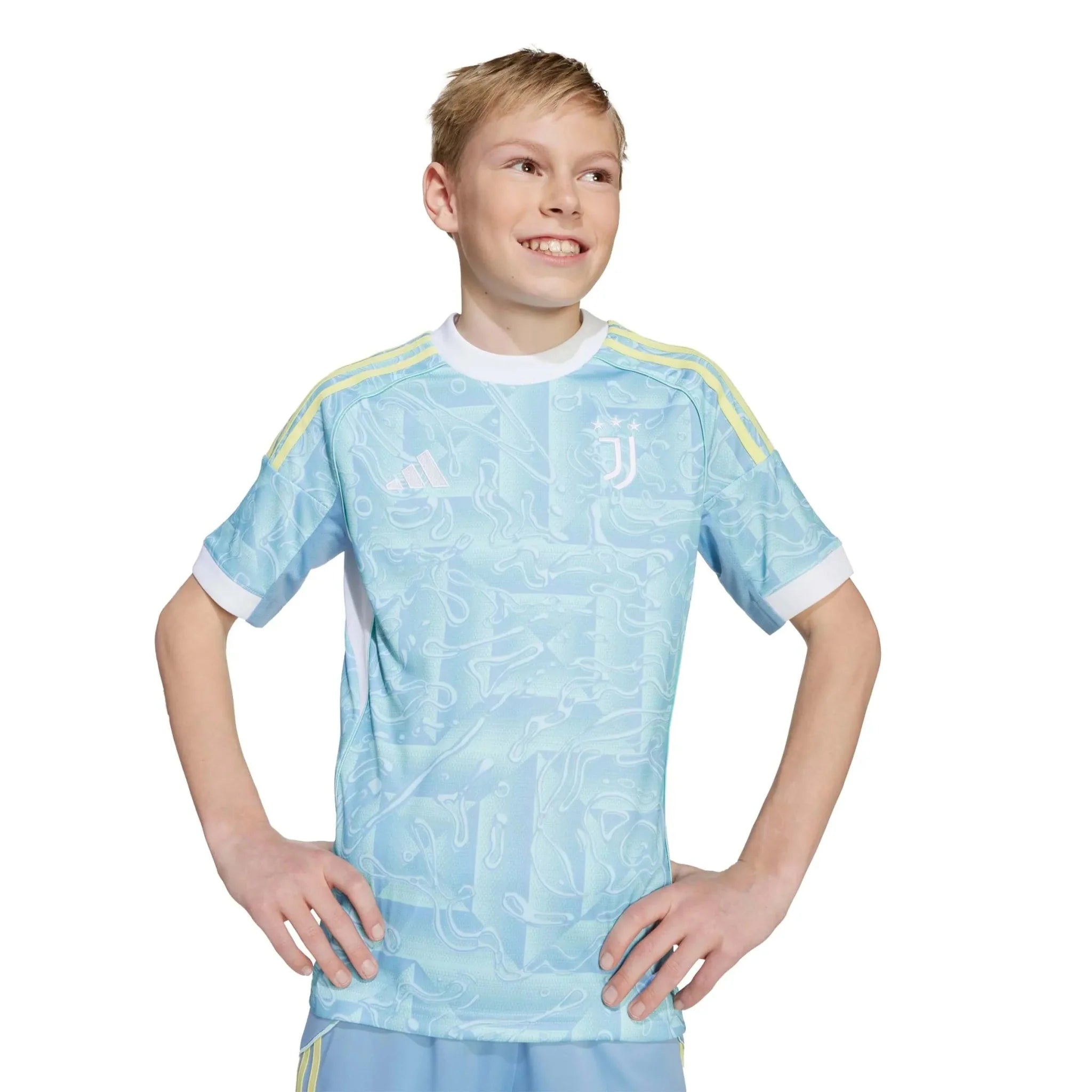 adidas 2025-26 Juventus Youth Stadium Away Soccer Jersey 3