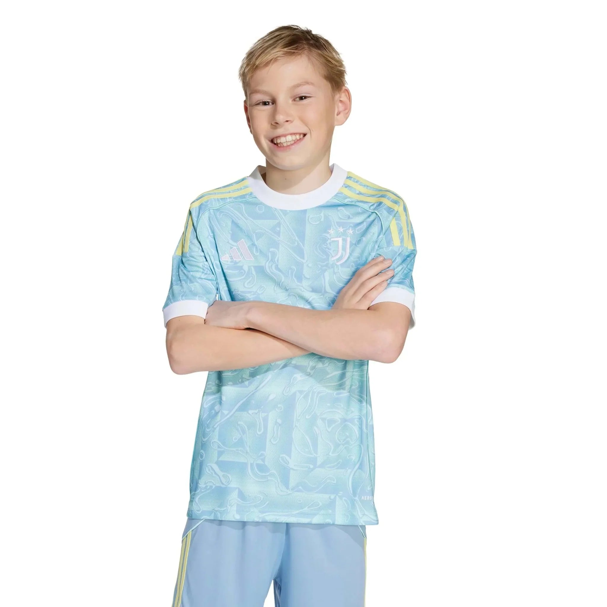 adidas 2025-26 Juventus Youth Stadium Away Soccer Jersey 5