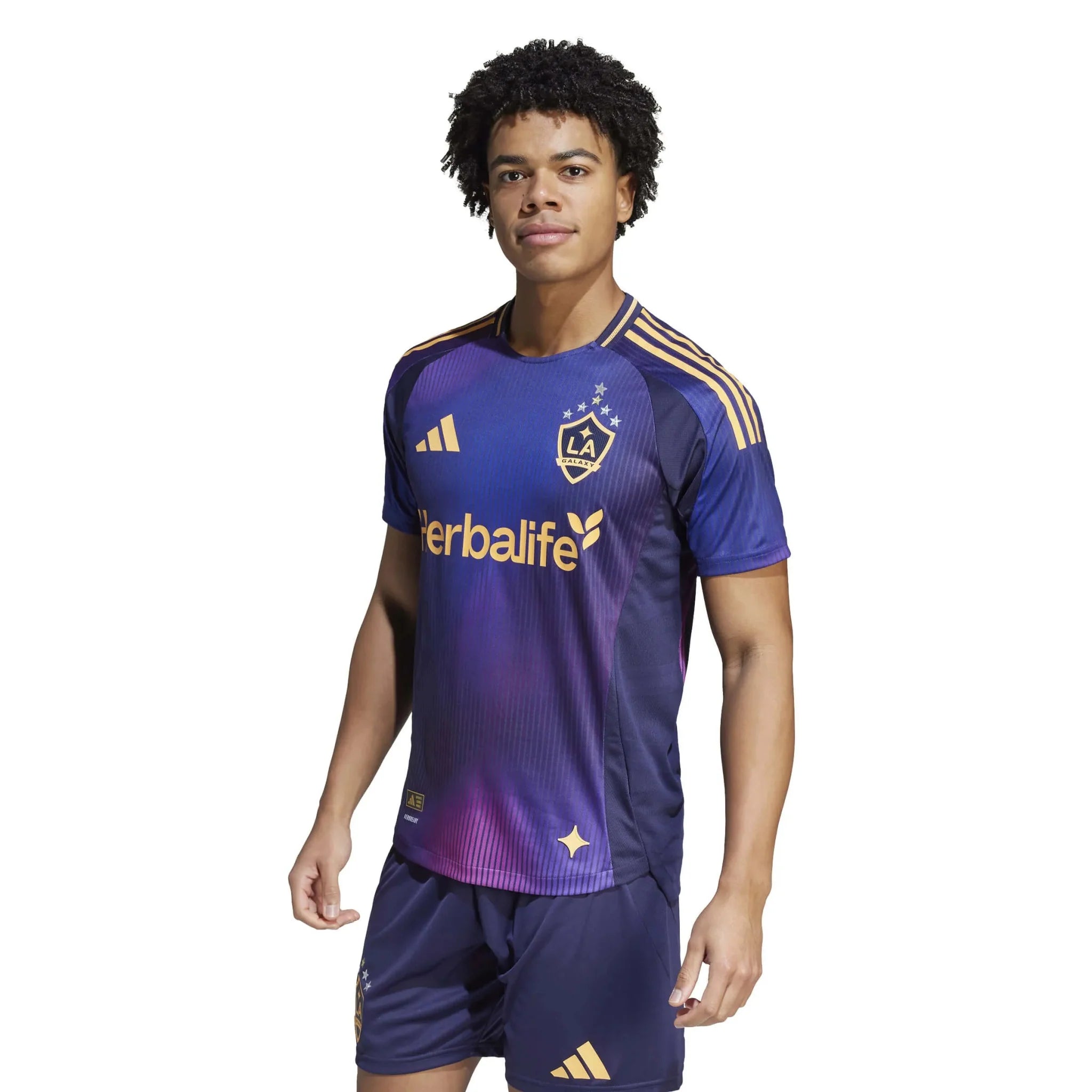 adidas 2025-26 LA Galaxy Men's Authentic Away Soccer Jersey 3