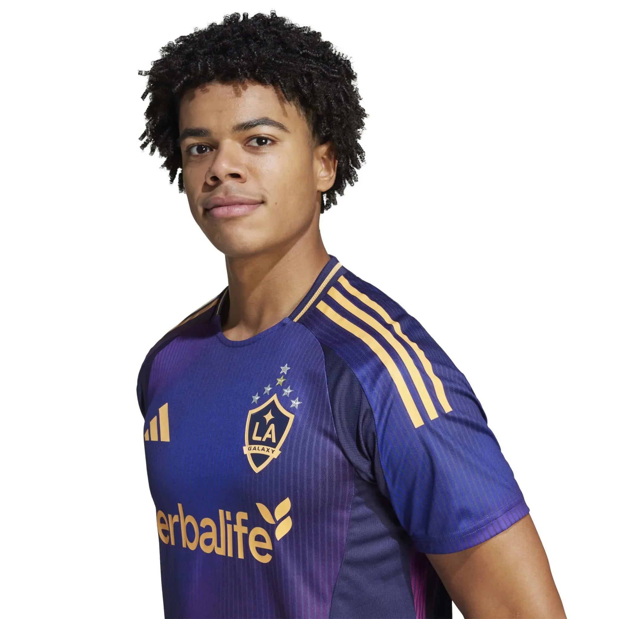 adidas 2025-26 LA Galaxy Men's Authentic Away Soccer Jersey 6