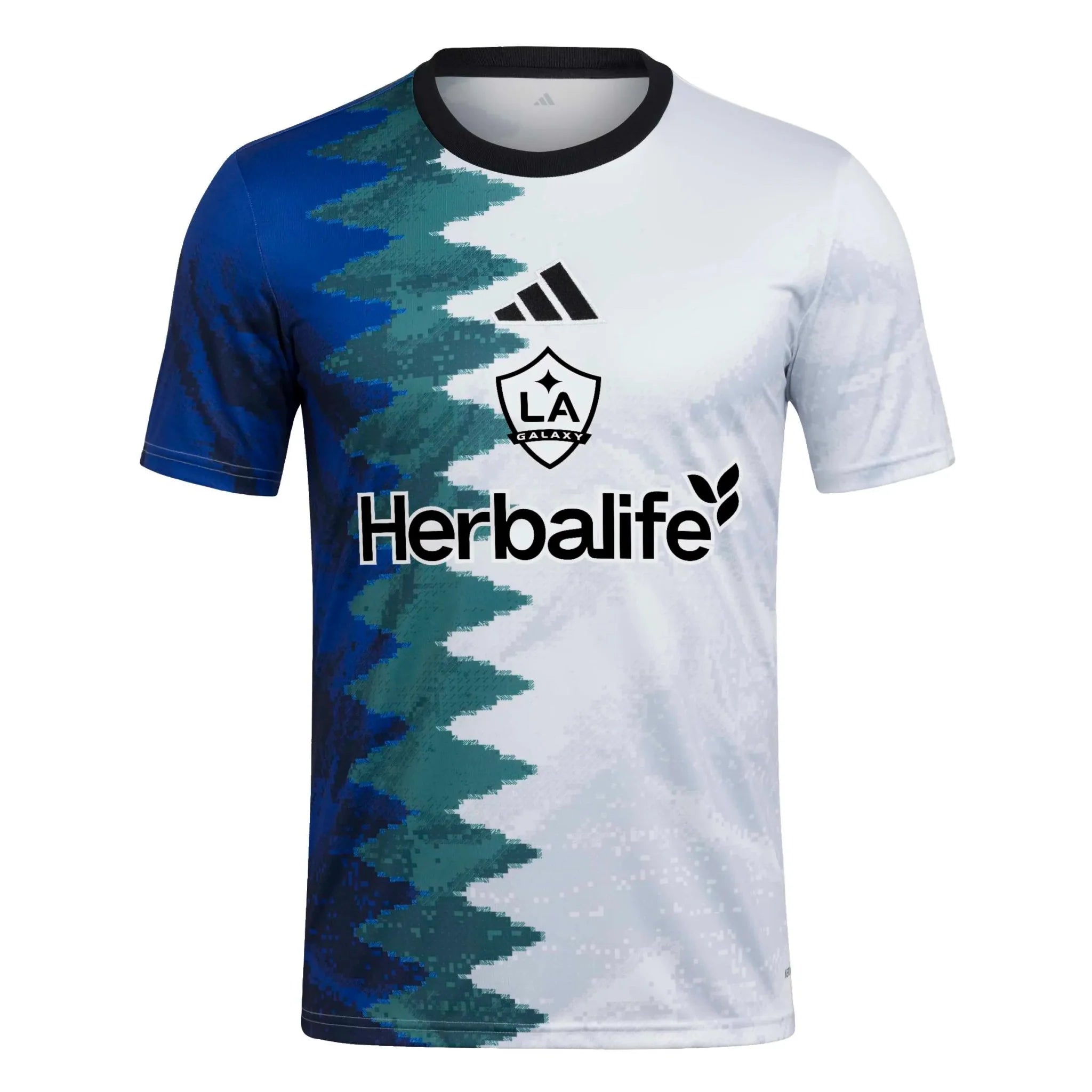 adidas 2025-26 LA Galaxy Men's GMG Pre-Match Soccer Jersey 1