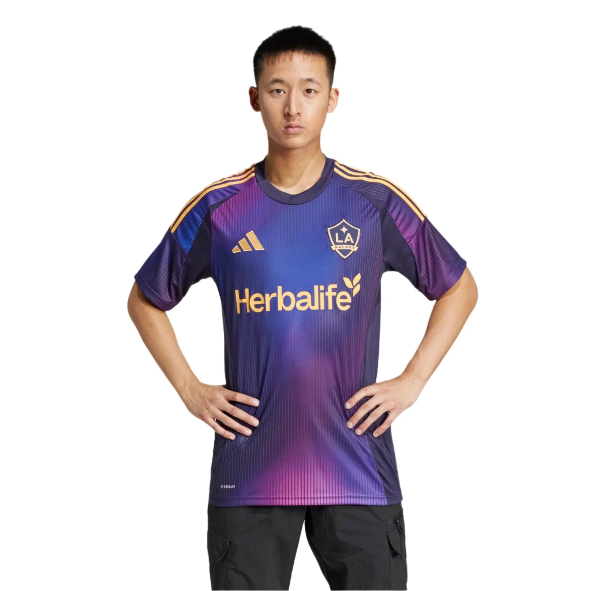 adidas 2025-26 LA Galaxy Men's Stadium Away Jersey 3