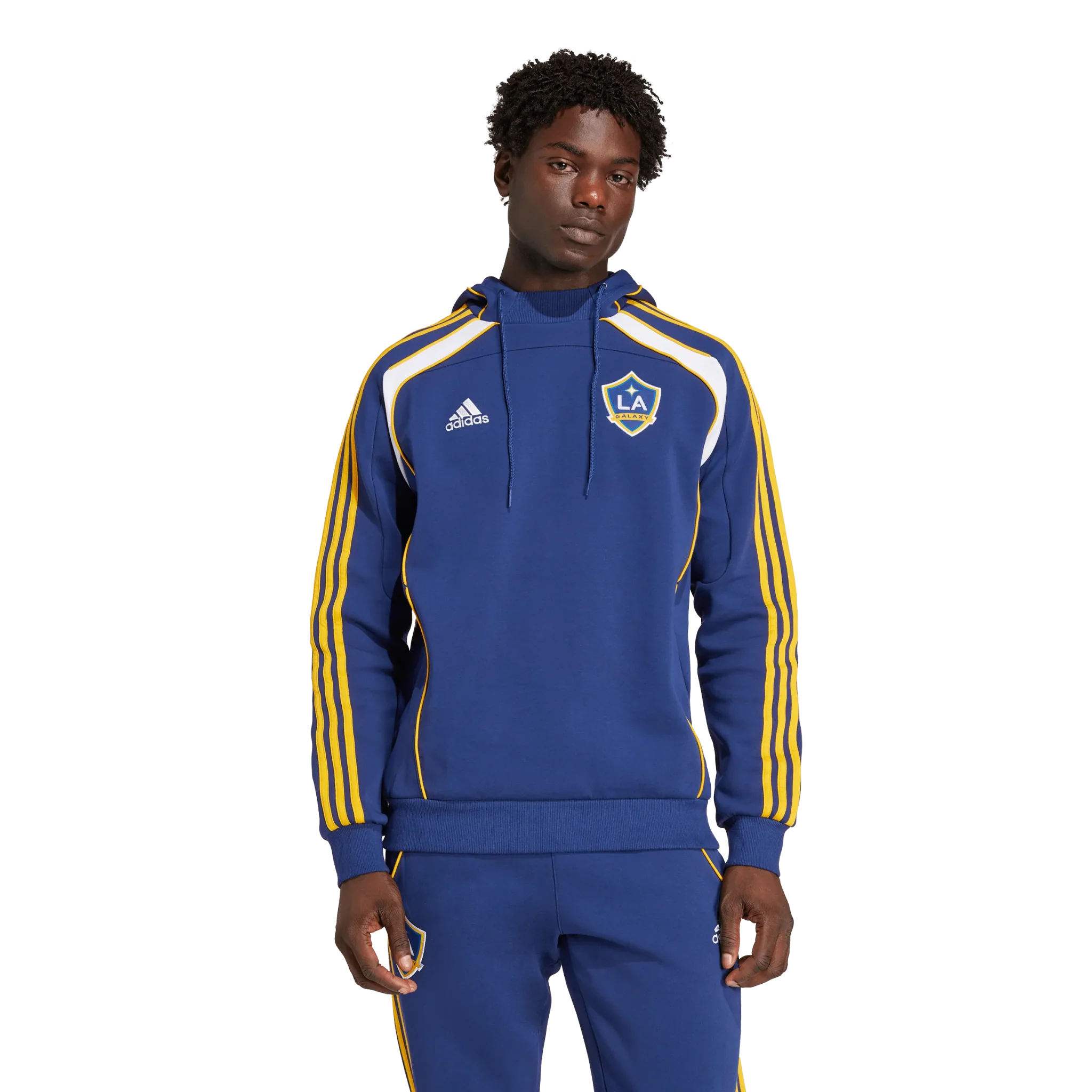adidas 2026 LA Galaxy Men's Travel Hoodie 2