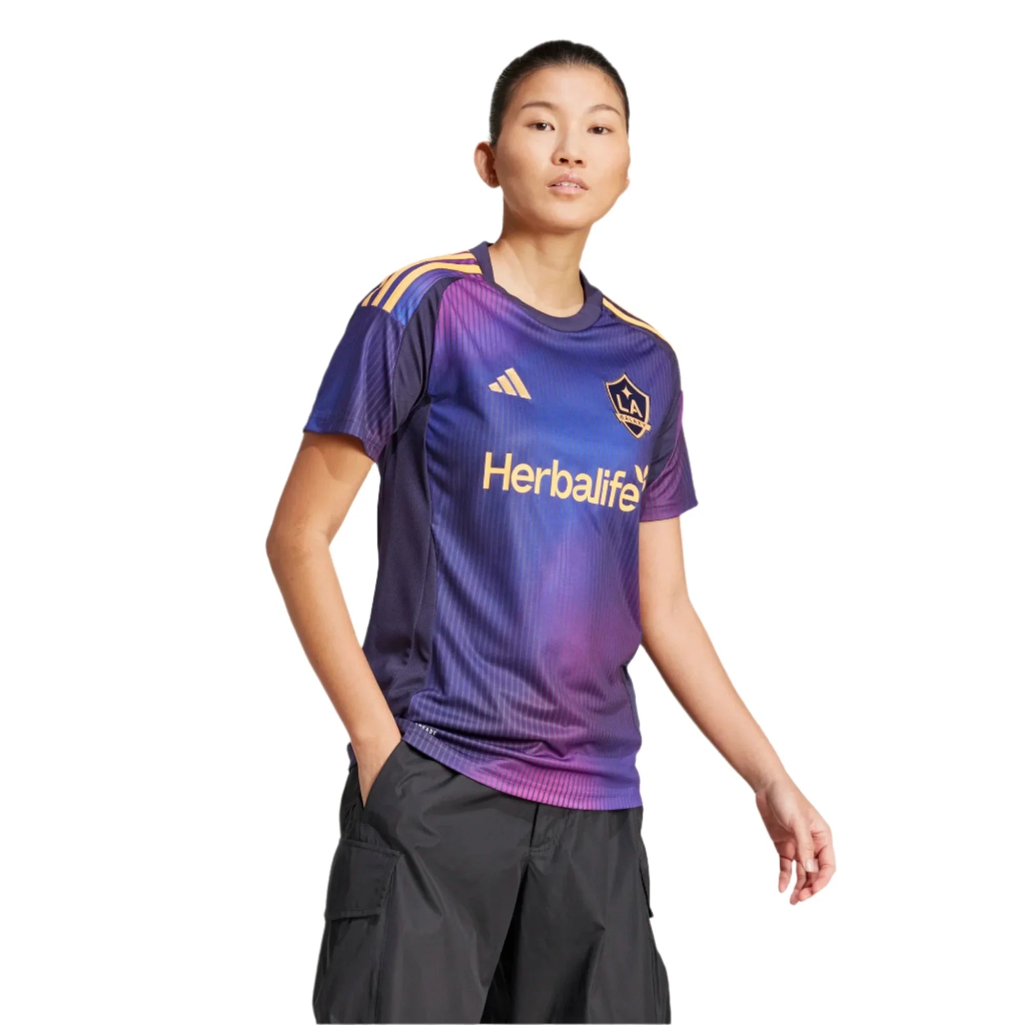 adidas 2025-26 LA Galaxy Women's Stadium Away Jersey 4