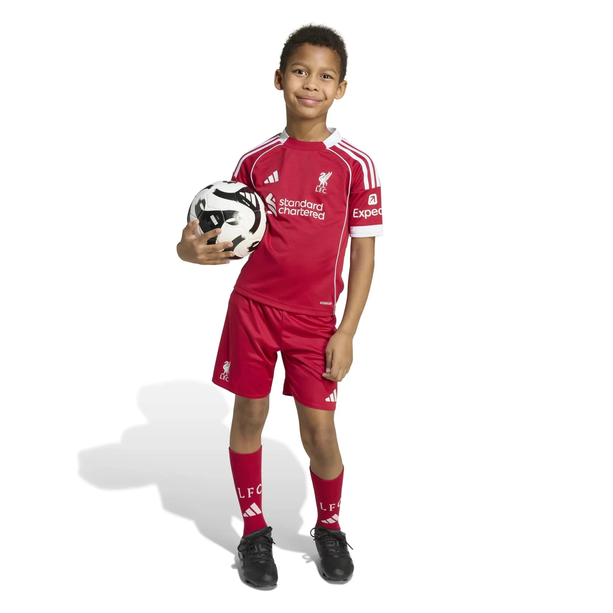 adidas 2025-26 Liverpool Kid's Home Mini Kit 8