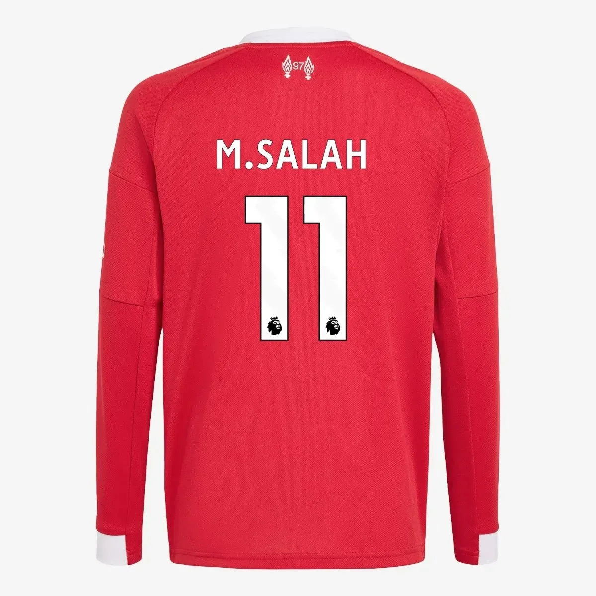 adidas 2025-26 Liverpool Youth Stadium Home Long-Sleeve Soccer Jersey 10