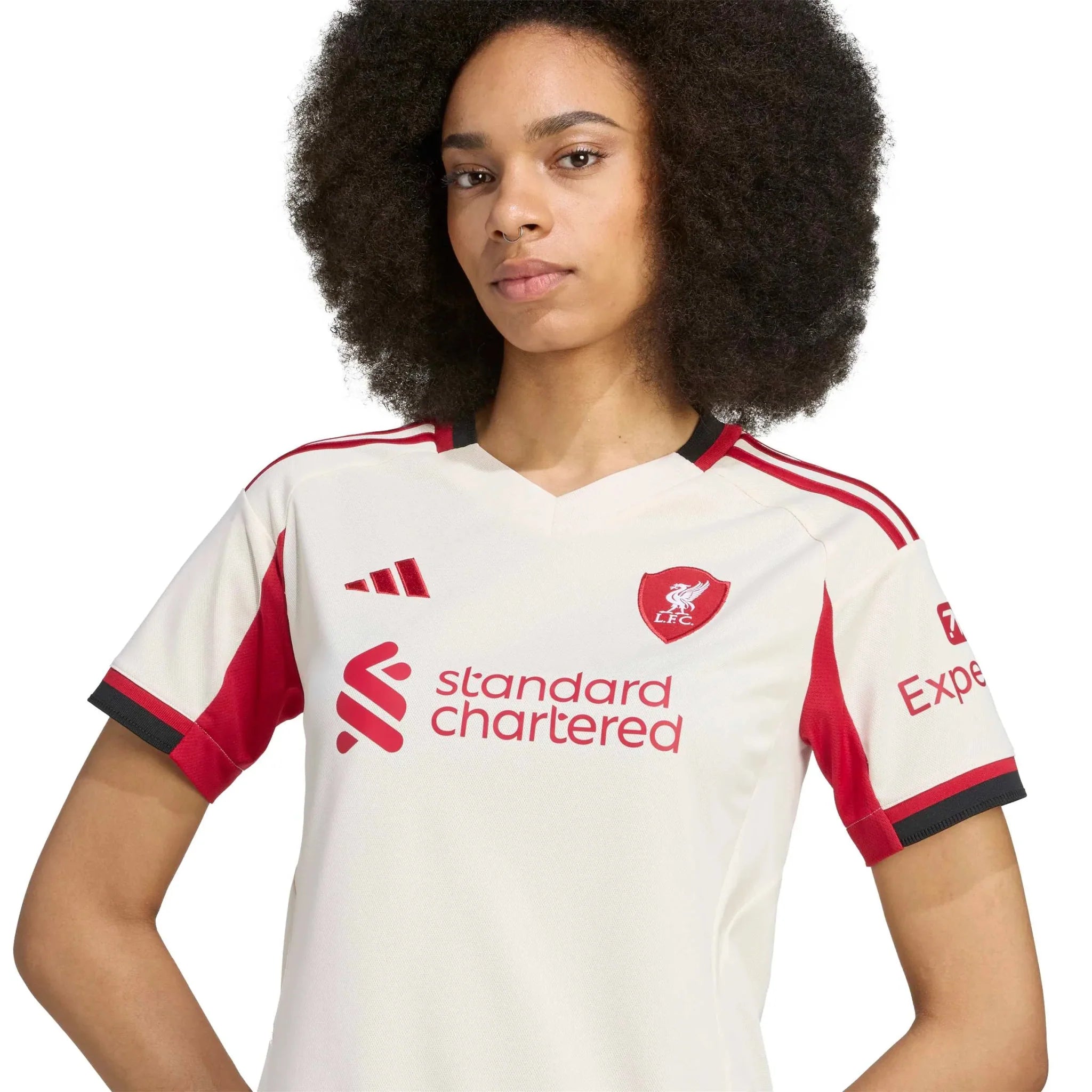 adidas 2025-26 Liverpool Women's Stadium Away Soccer Jersey 5