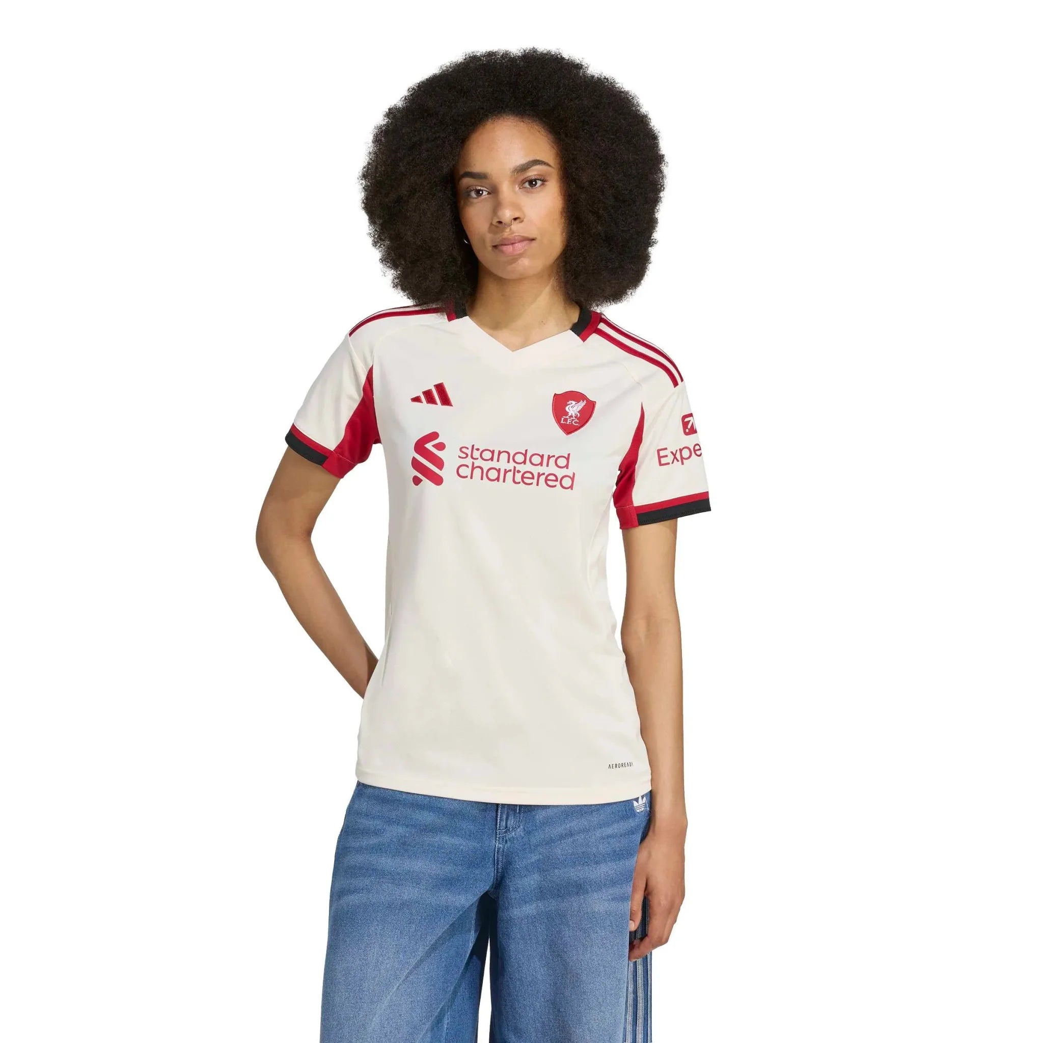 adidas 2025-26 Liverpool Women's Stadium Away Soccer Jersey 3