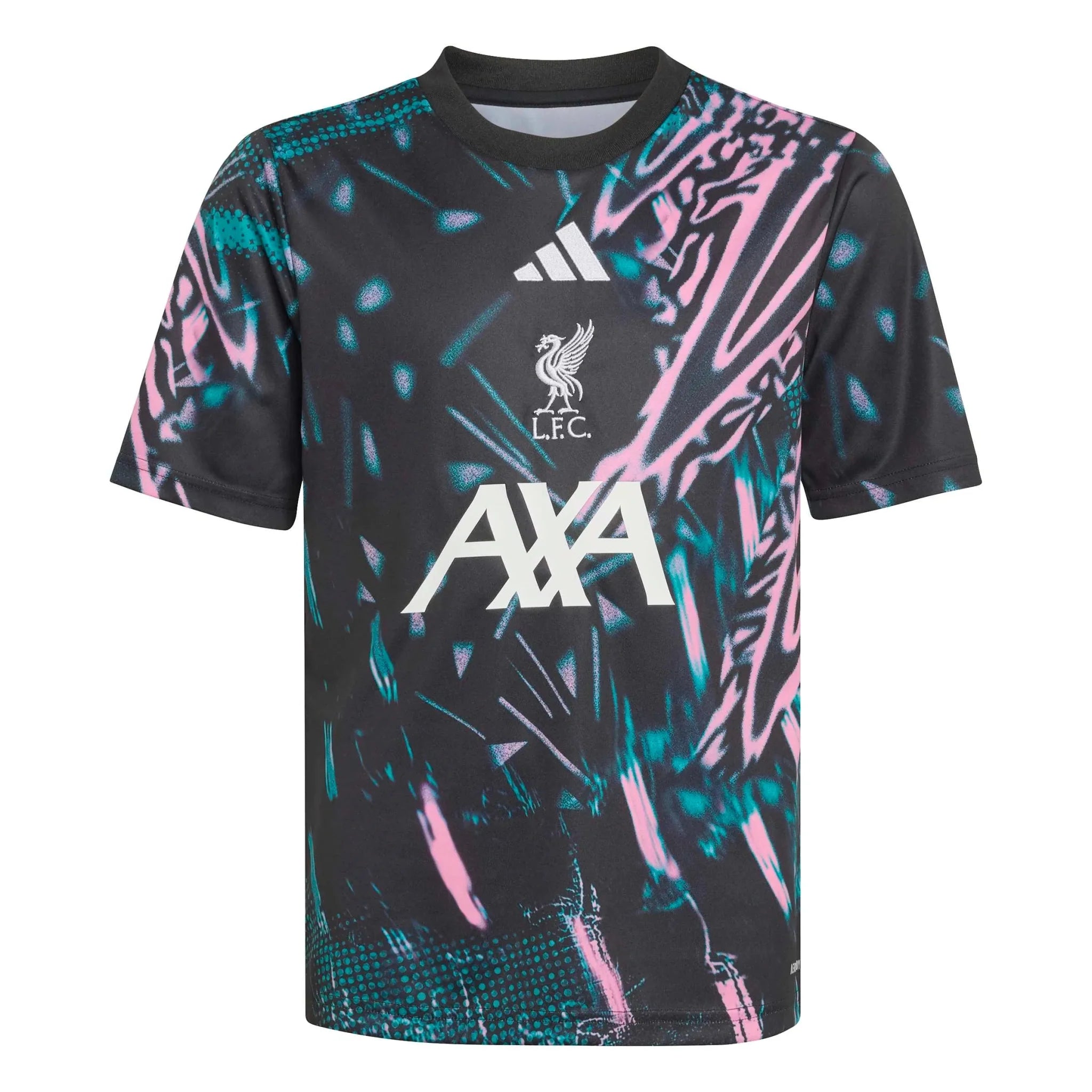 adidas 2025-26 Liverpool Youth Pre-Match Soccer Jersey 1