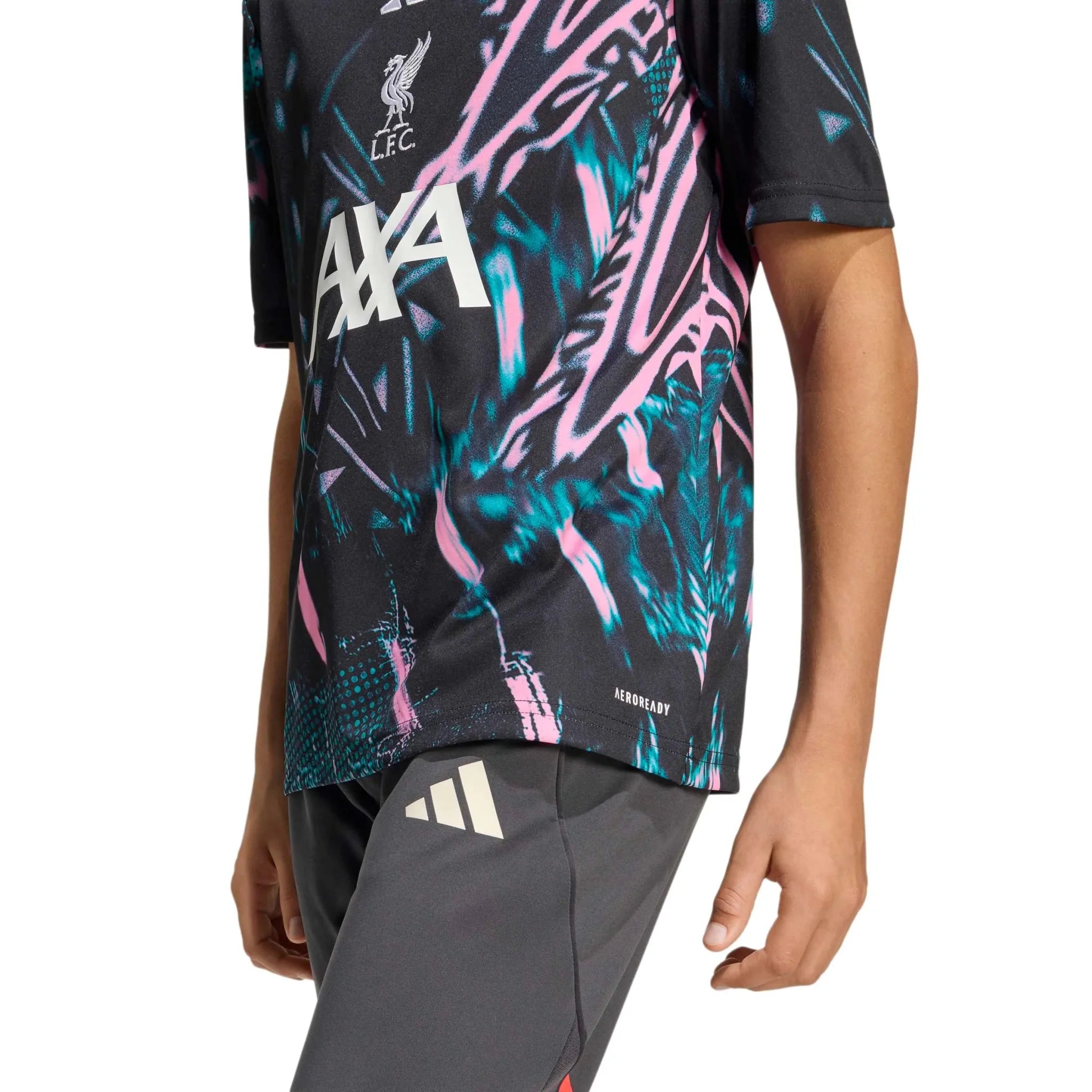 adidas 2025-26 Liverpool Youth Pre-Match Soccer Jersey 6