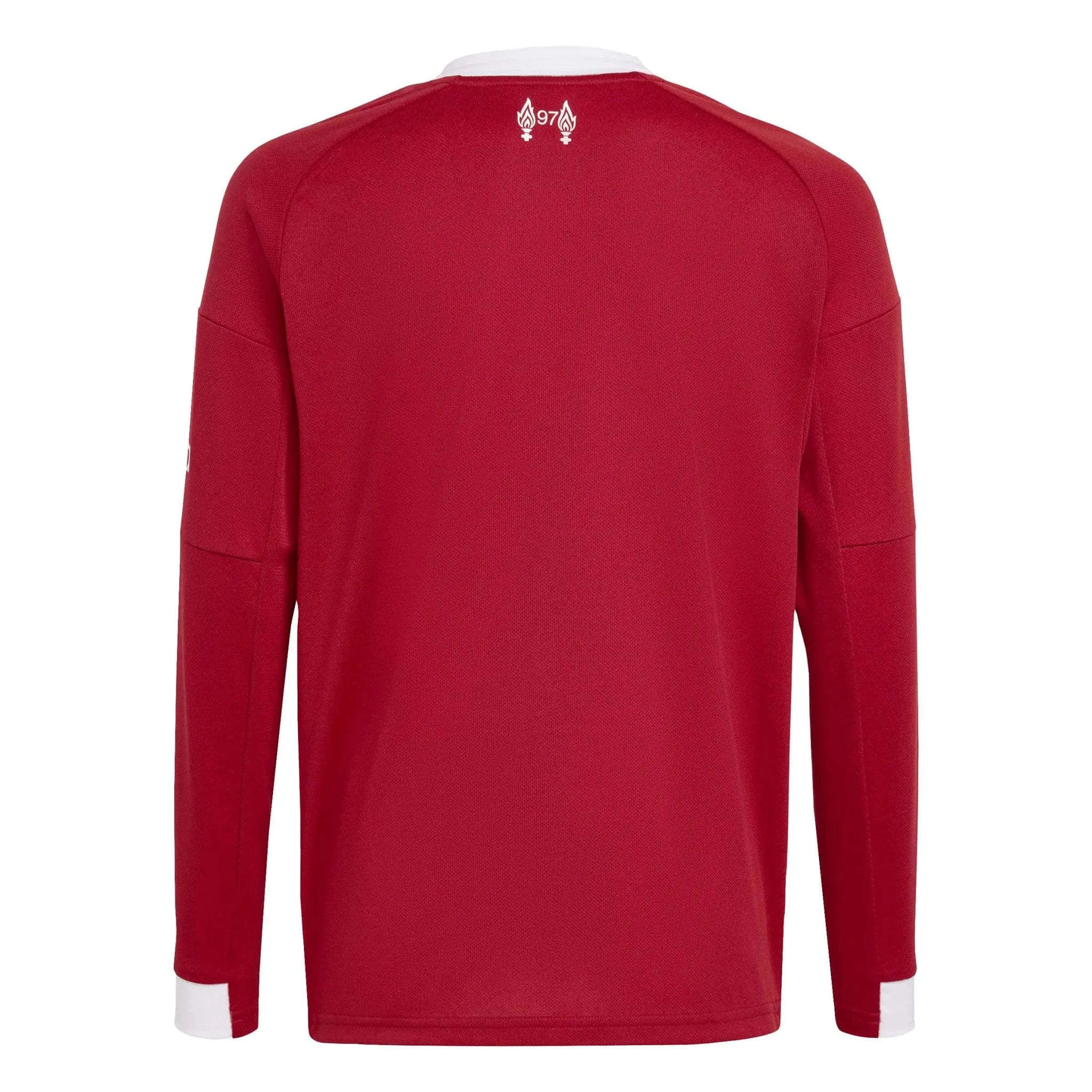 adidas 2025-26 Liverpool Youth Stadium Home Long-Sleeve Soccer Jersey 2
