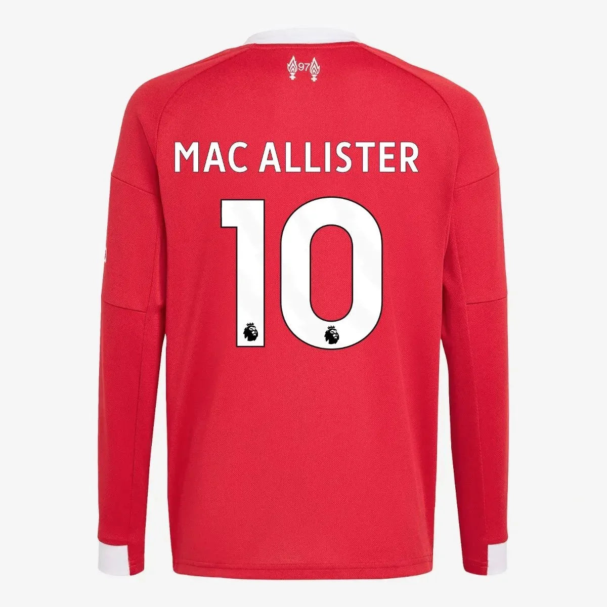 adidas 2025-26 Liverpool Youth Stadium Home Long-Sleeve Soccer Jersey 9