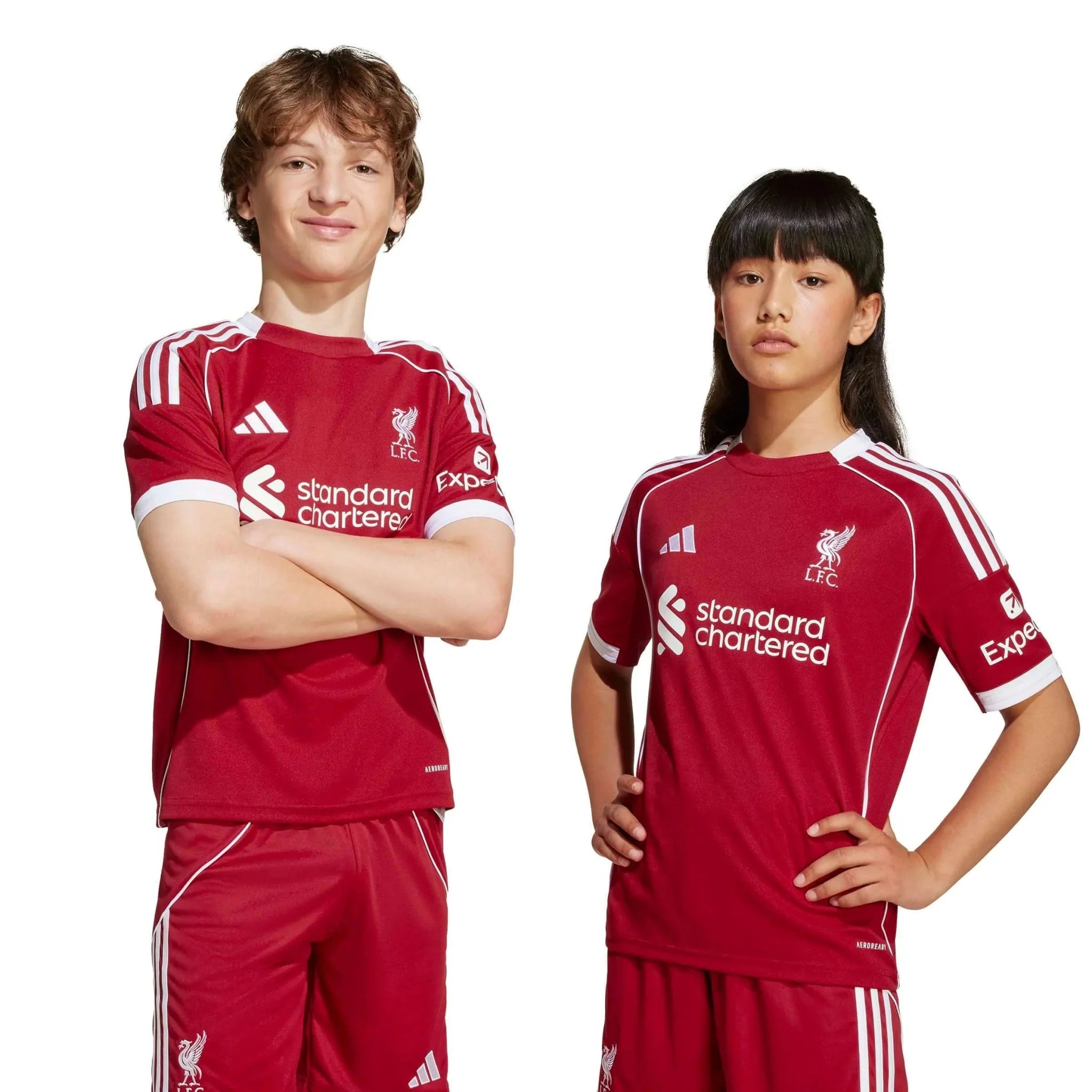adidas 2025-26 Liverpool Youth Stadium Home Soccer Jersey 7