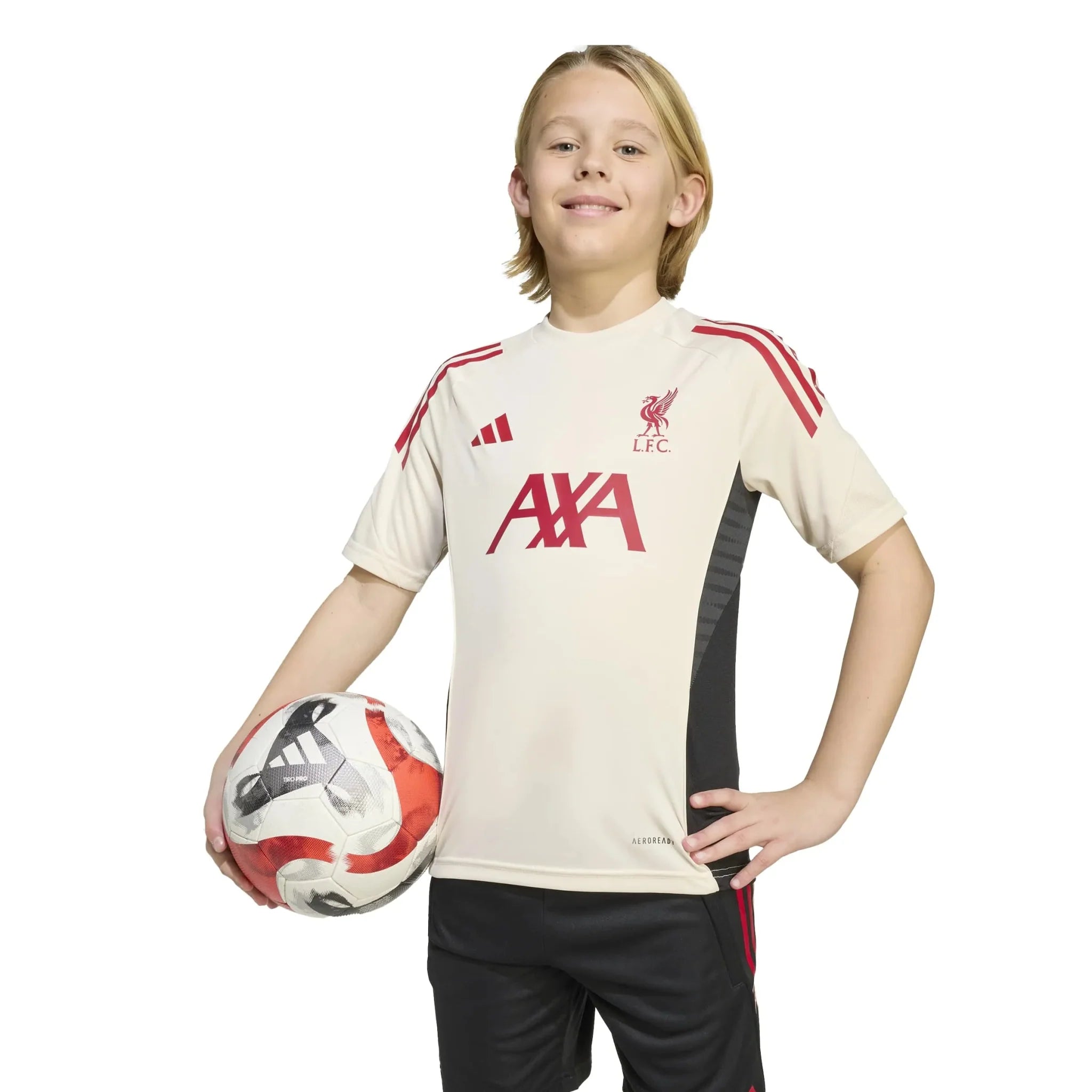 adidas 2025-26 Liverpool Youth Training Soccer Jersey 5