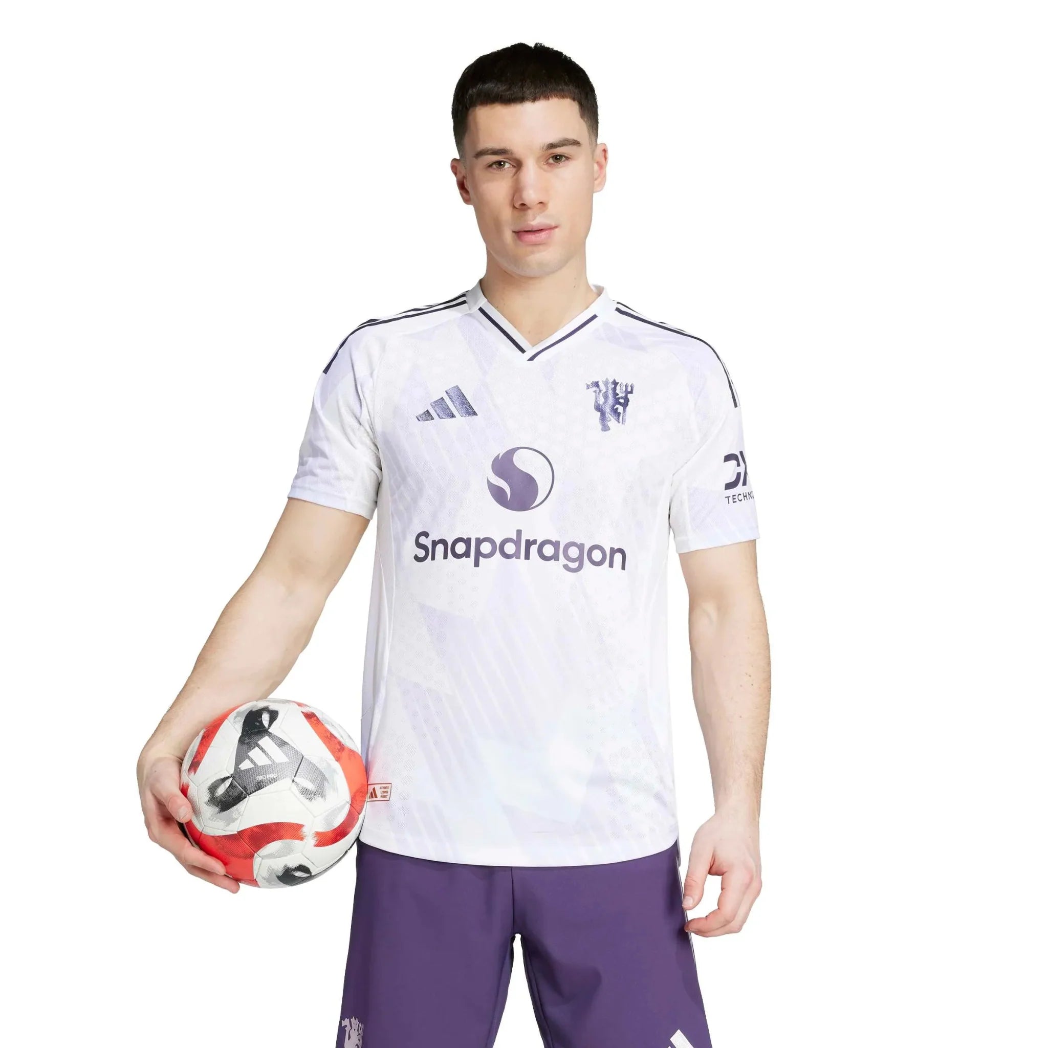 adidas 2025-26 Manchester United Men's Authentic Away Soccer Jersey 3