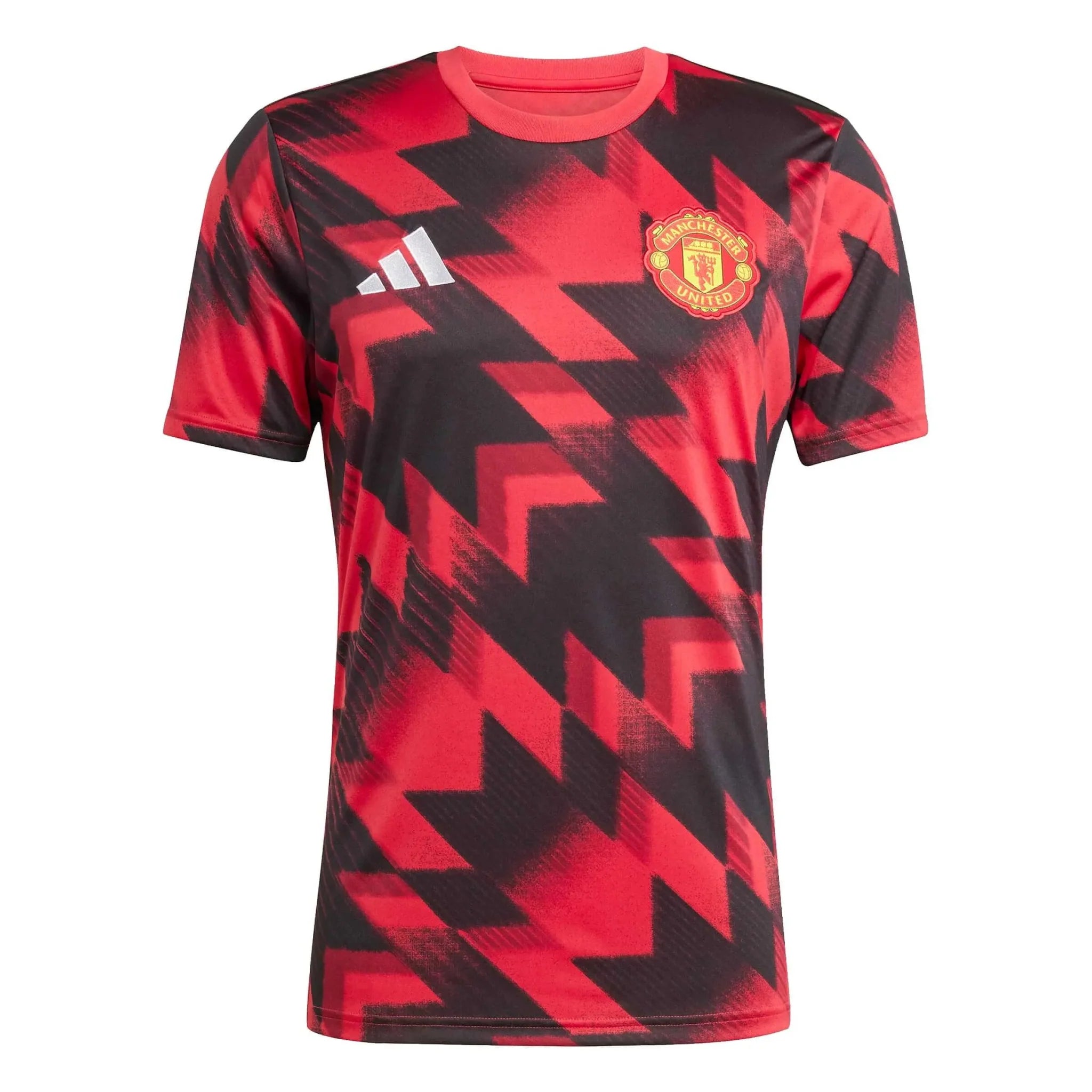 adidas 2025-26 Manchester United Men's Pre-Match Soccer Jersey 1