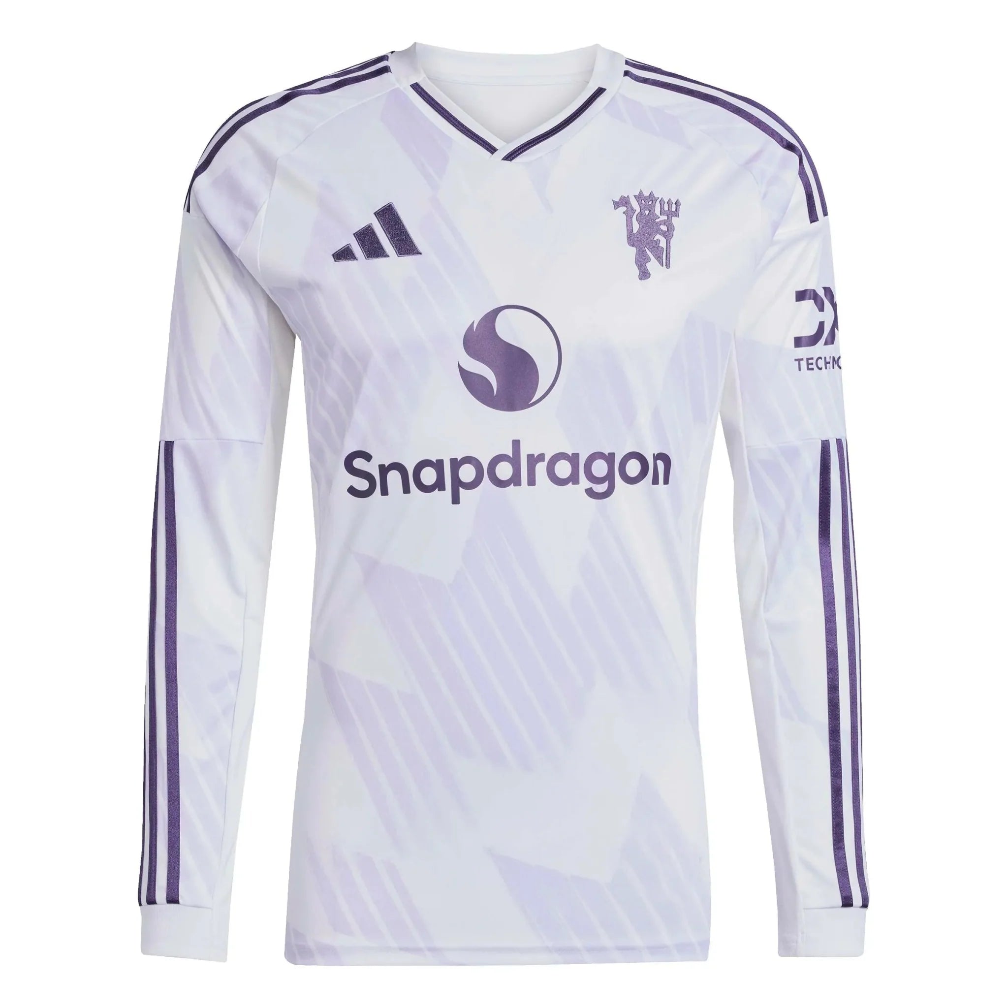 adidas 2025-26 Manchester United Men's Stadium Away Long-Sleeve Soccer Jersey 1