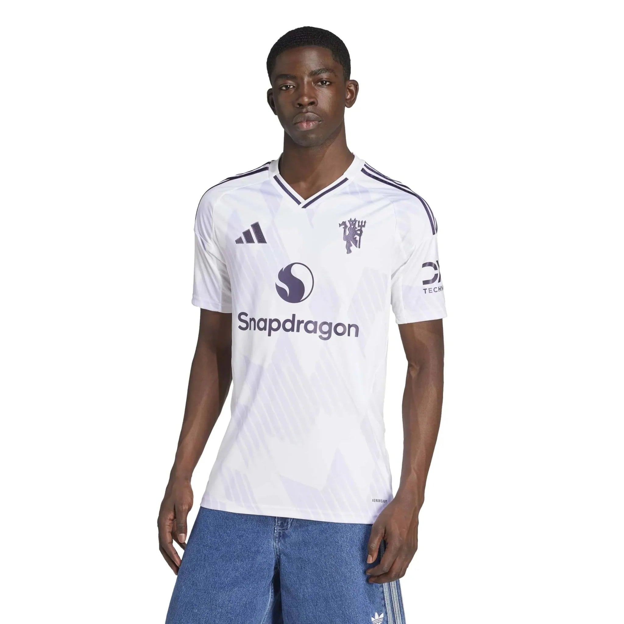 adidas 2025-26 Manchester United Men's Stadium Away Soccer Jersey 3