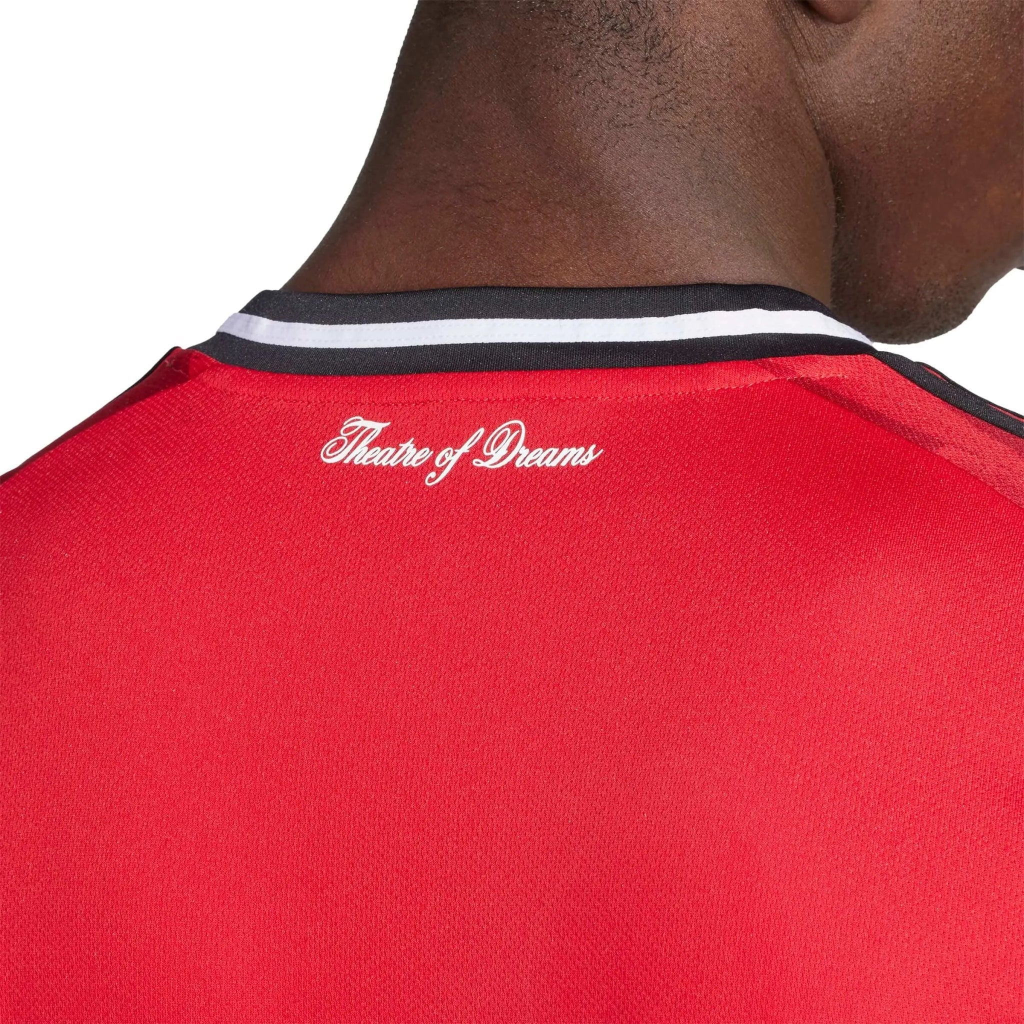 adidas 2025-26 Manchester United Men's Stadium Home Long-Sleeve Soccer Jersey 6