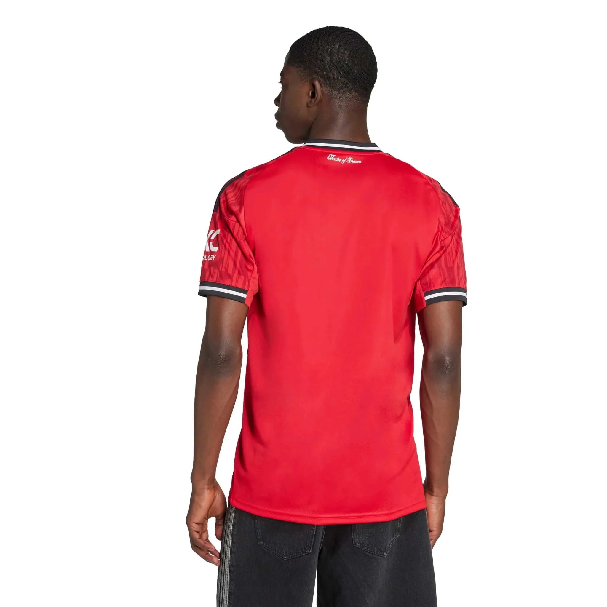 adidas 2025-26 Manchester United Men's Stadium Home Soccer Jersey 4